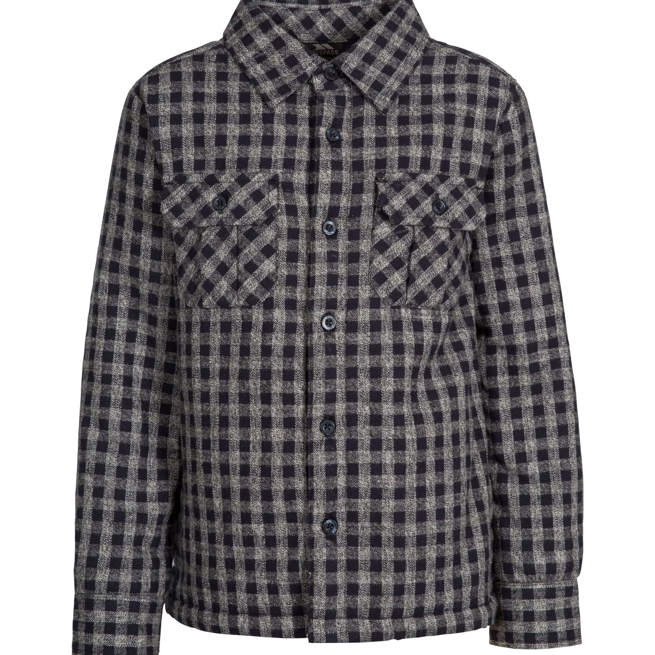 Average Kids' Checked Cotton Shirt | Trespass Shop