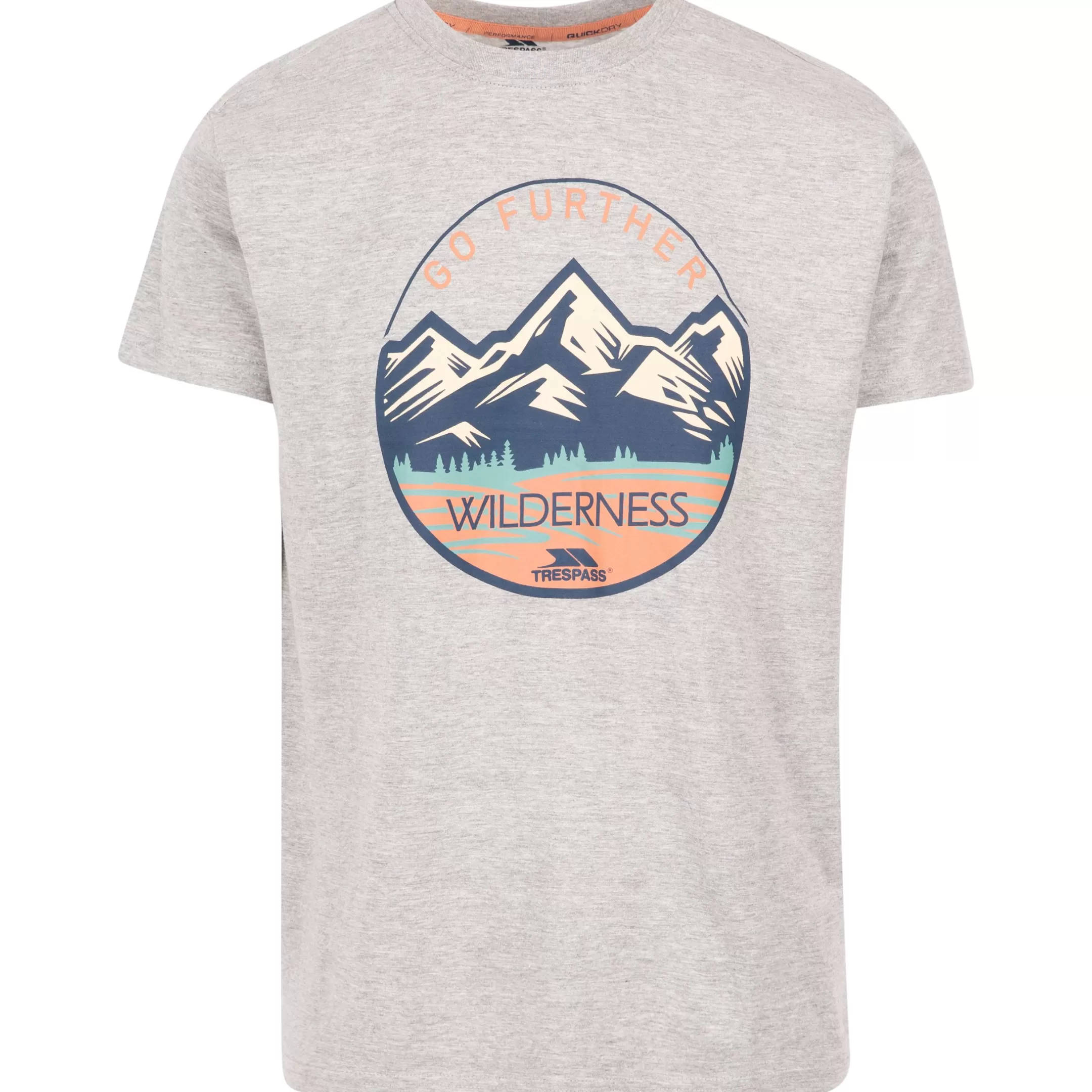 Men's Printed T-Shirt Lagoon | Trespass Best