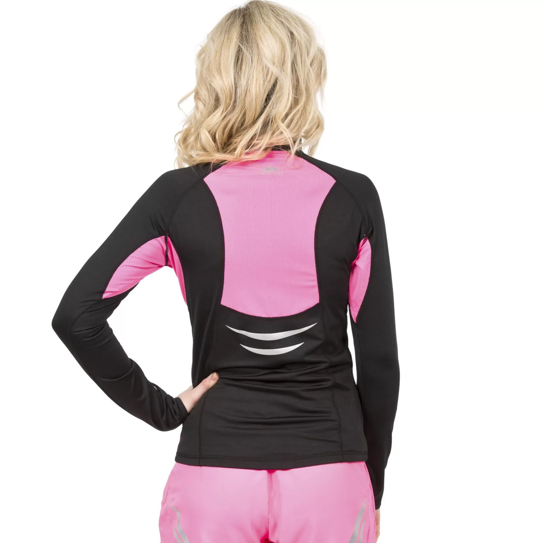 Persin Women's 1/2 Zip Quick Dry Long Sleeve Active Top | Trespass New