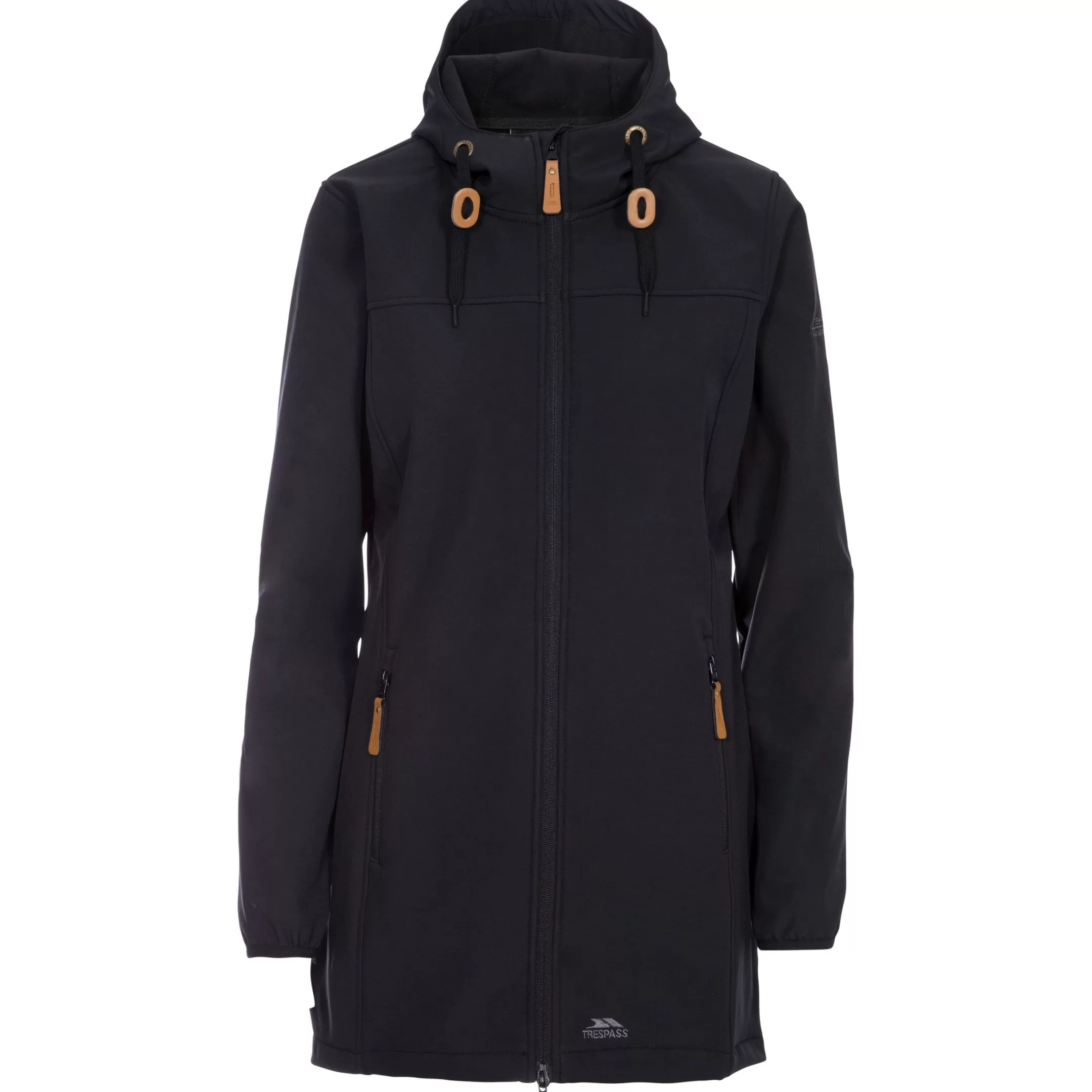 Trepass Womens Softshell Jacket Long Hooded Kristy | Trespass Store