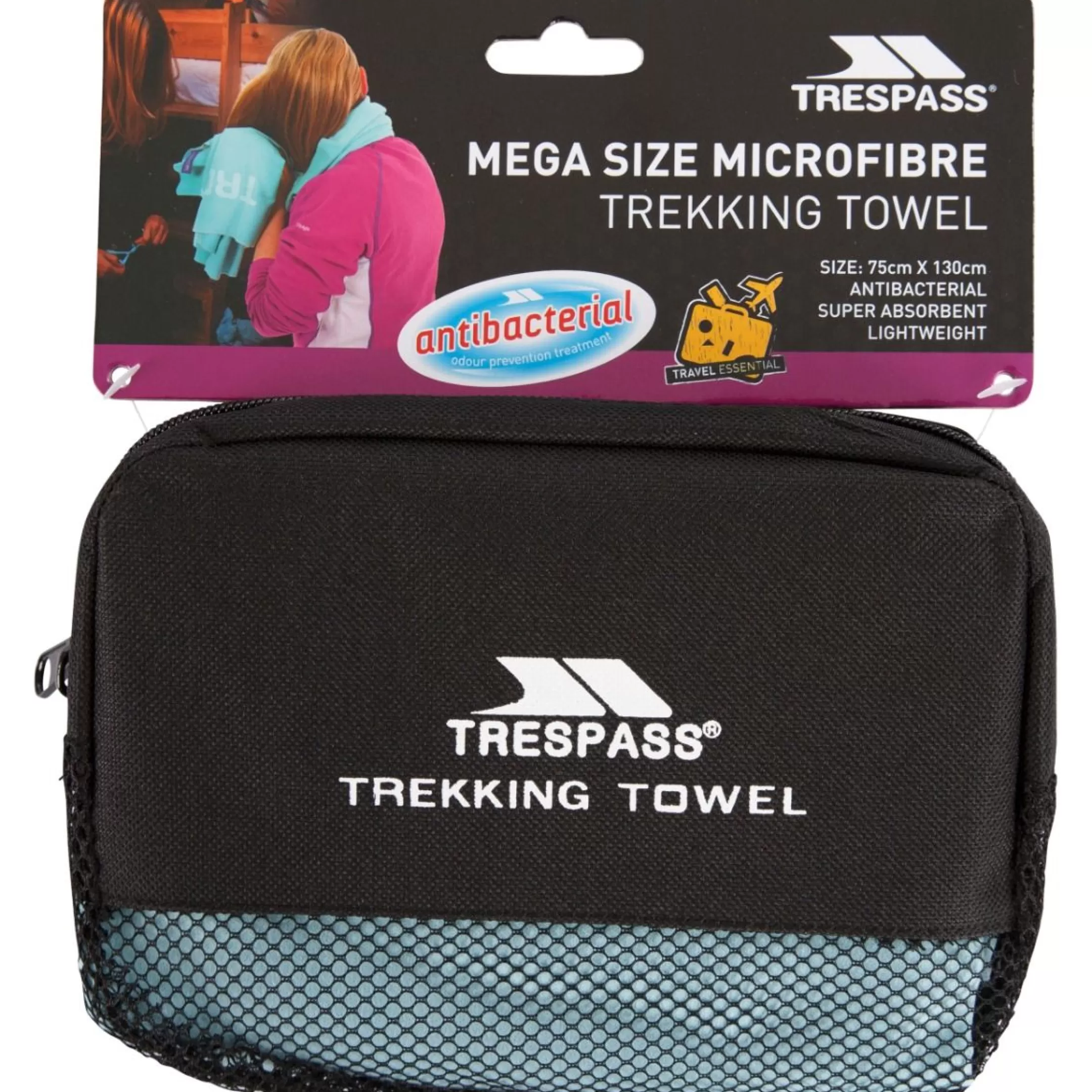 Anti Bacterial Microfiber Towel 75 x 130 cm | Trespass Clearance
