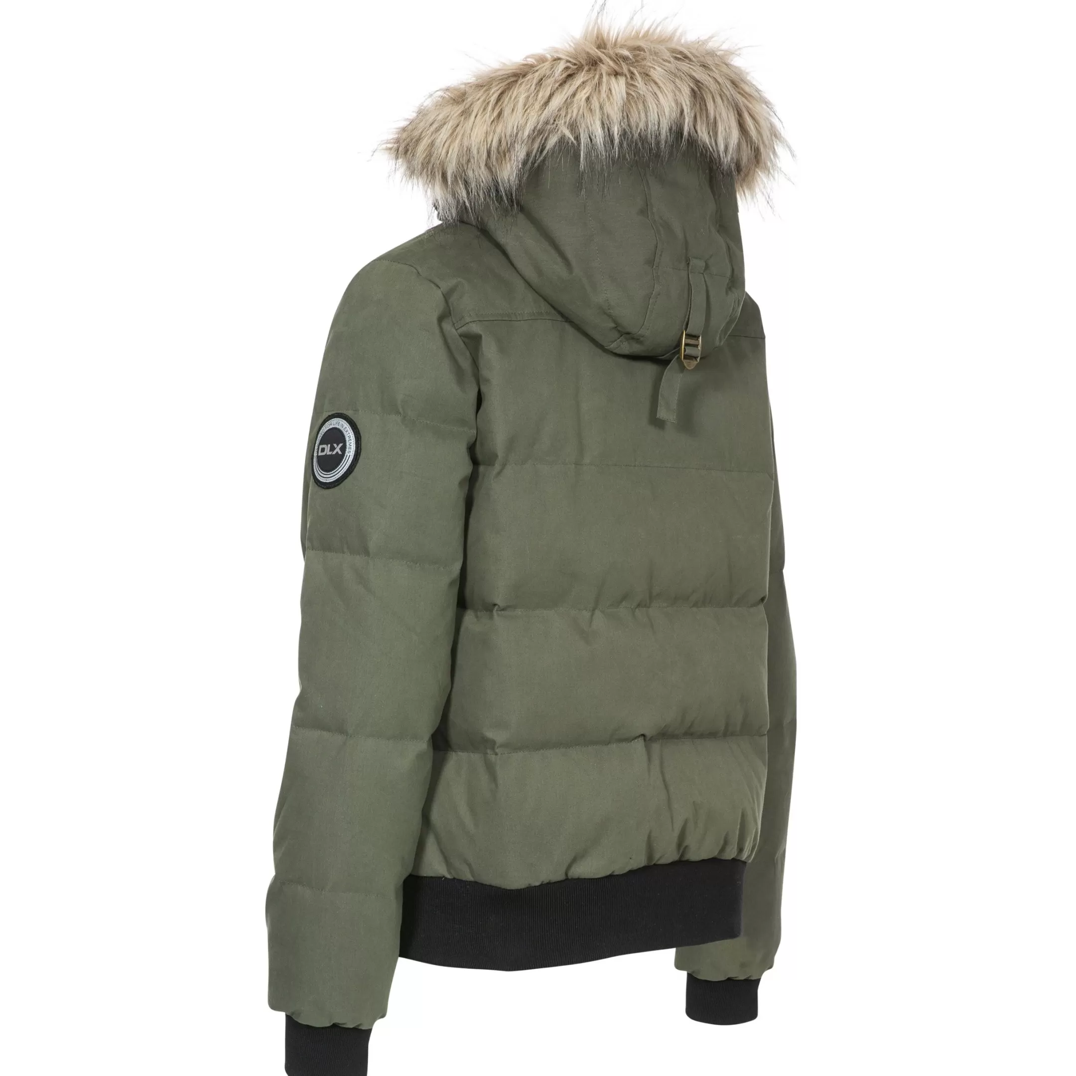 DLX Womens Down Jacket Hooded Kendrick | Trespass Best