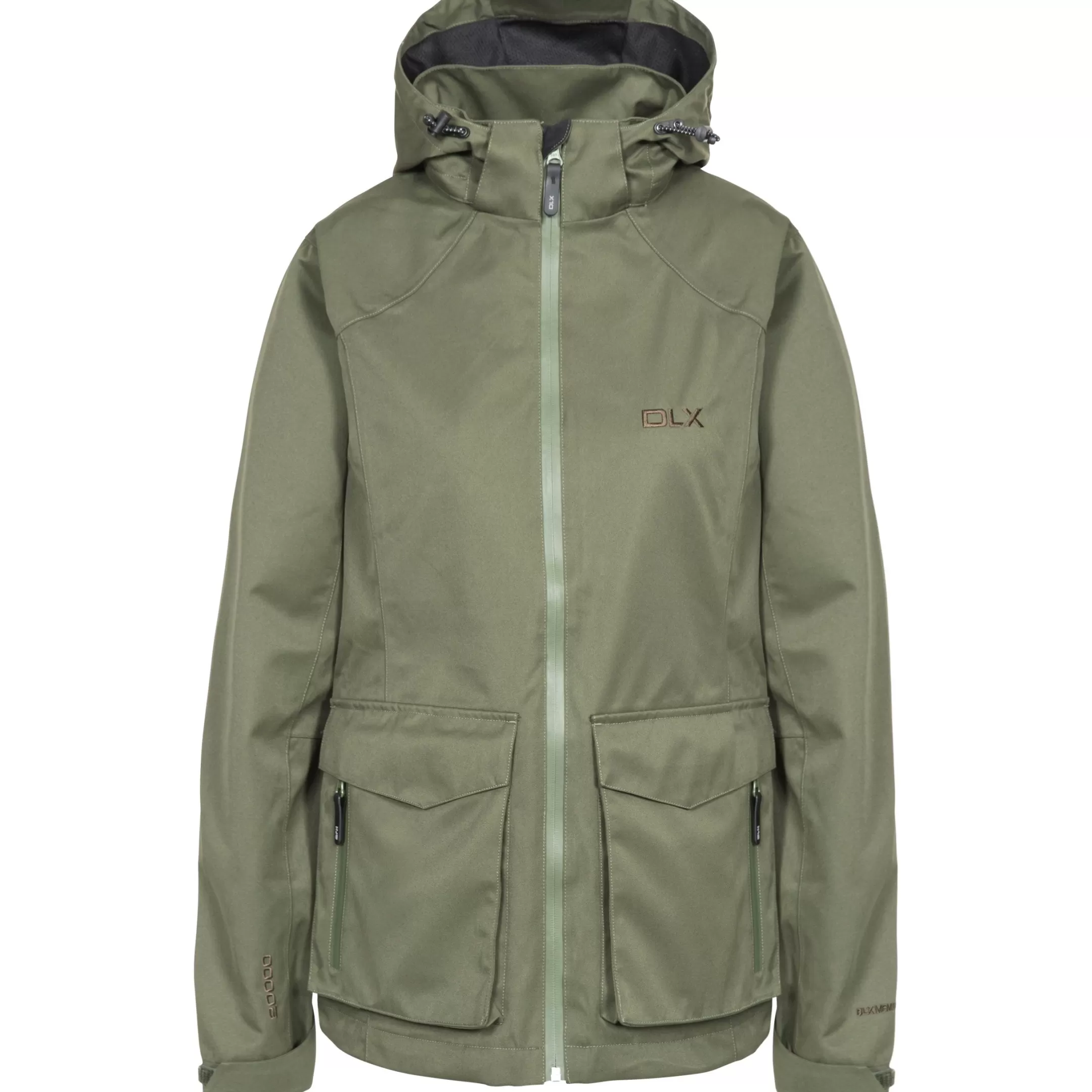 DLX Womens Hooded Waterproof Jacket Emeson | Trespass Online