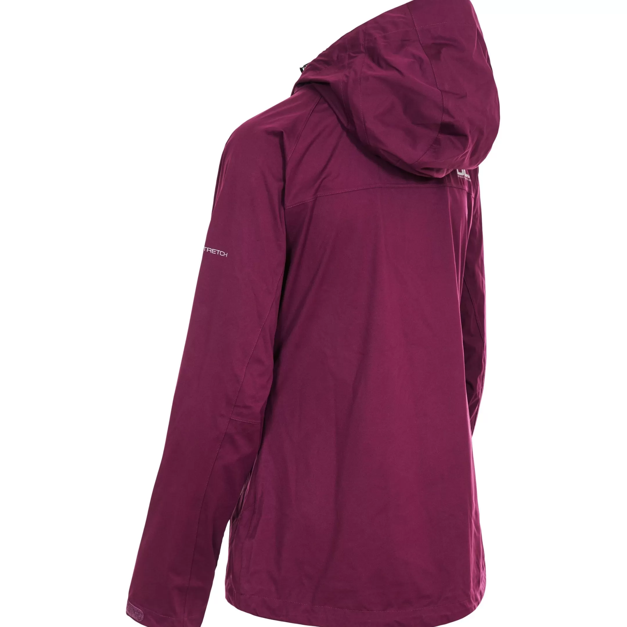 DLX Womens Hooded Waterproof Jacket Erika II | Trespass Cheap