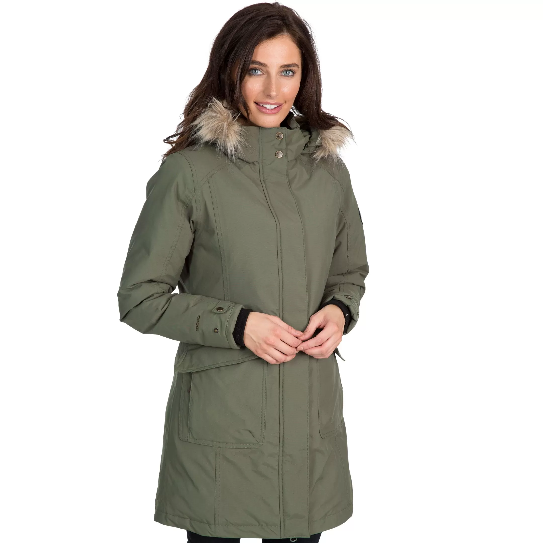 DLX Womens Waterproof Down Parka Jacket Bettany | Trespass Hot