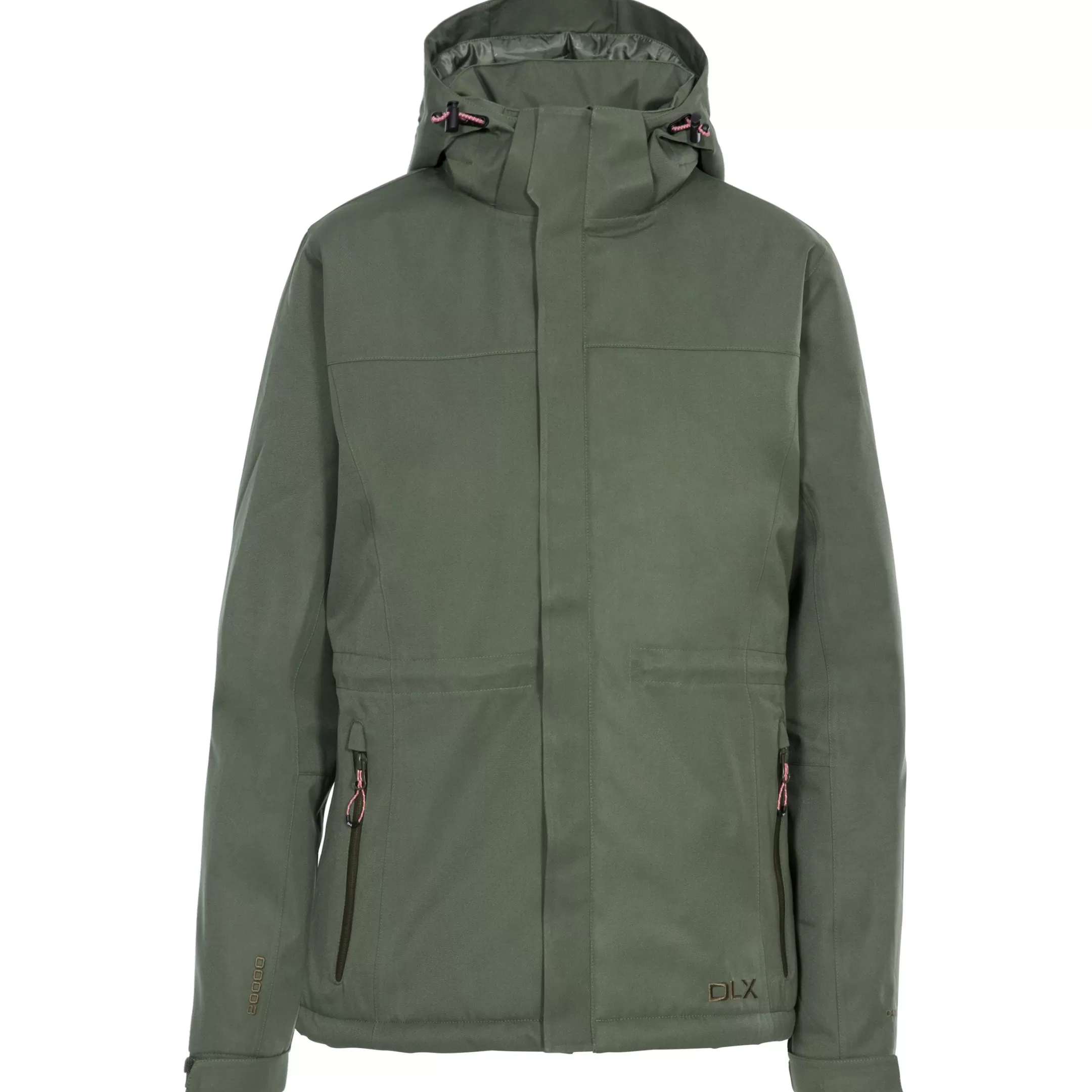 DLX Womens Waterproof Jacket Padded Mendell | Trespass Clearance