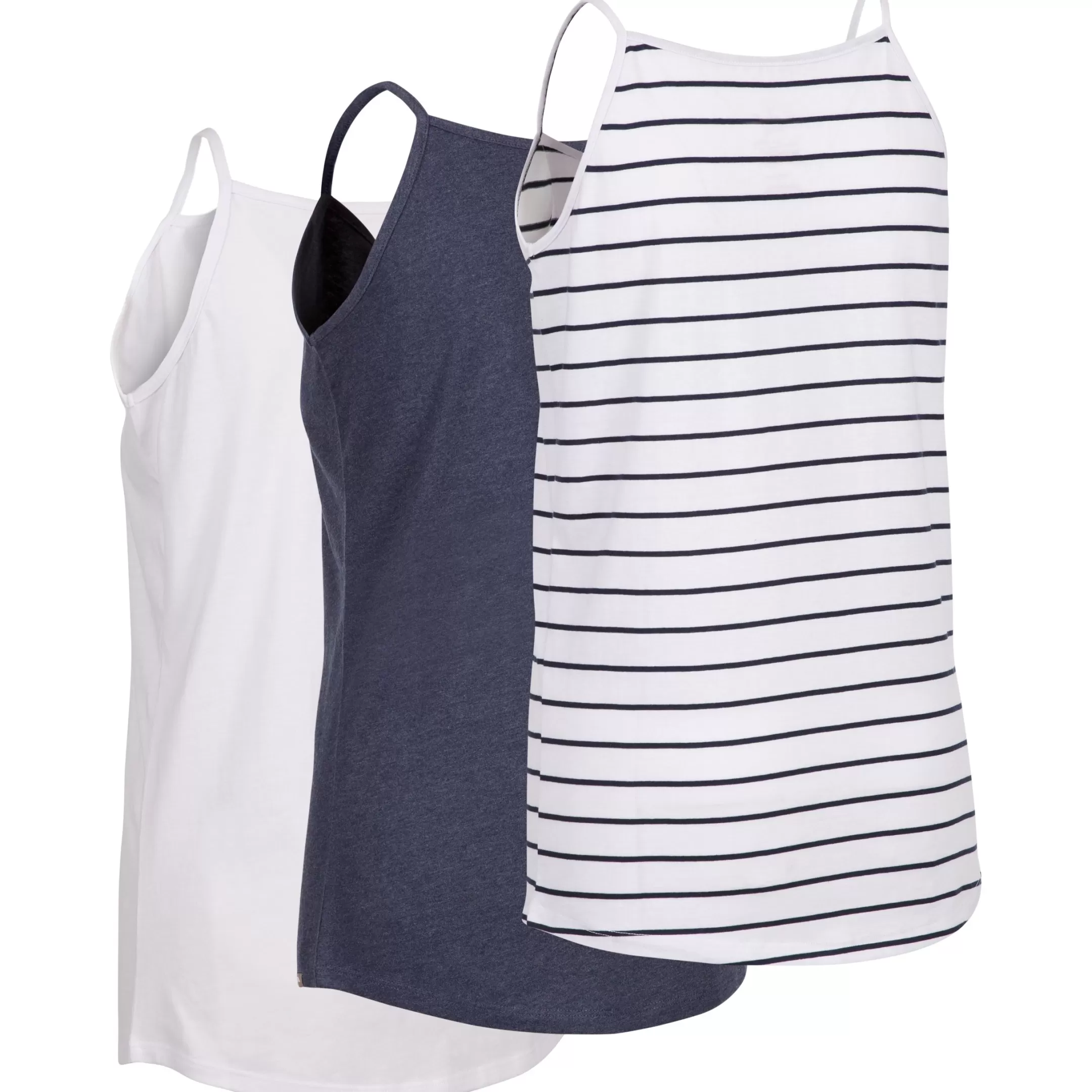 FEMALE VEST TOP (3 PACK SET) TRINITY | Trespass Cheap