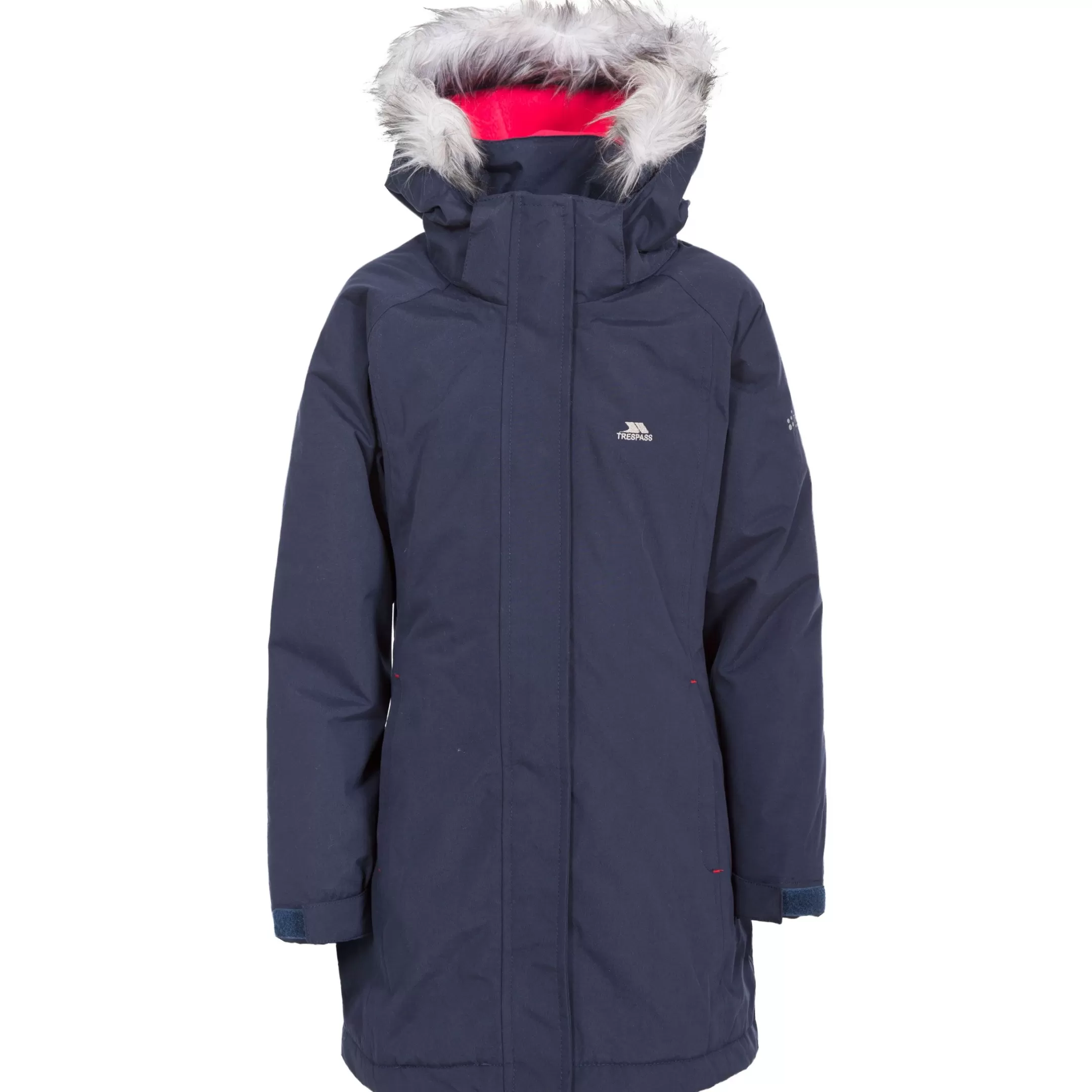 Girls Waterproof Parka Jacket Fame | Trespass Outlet