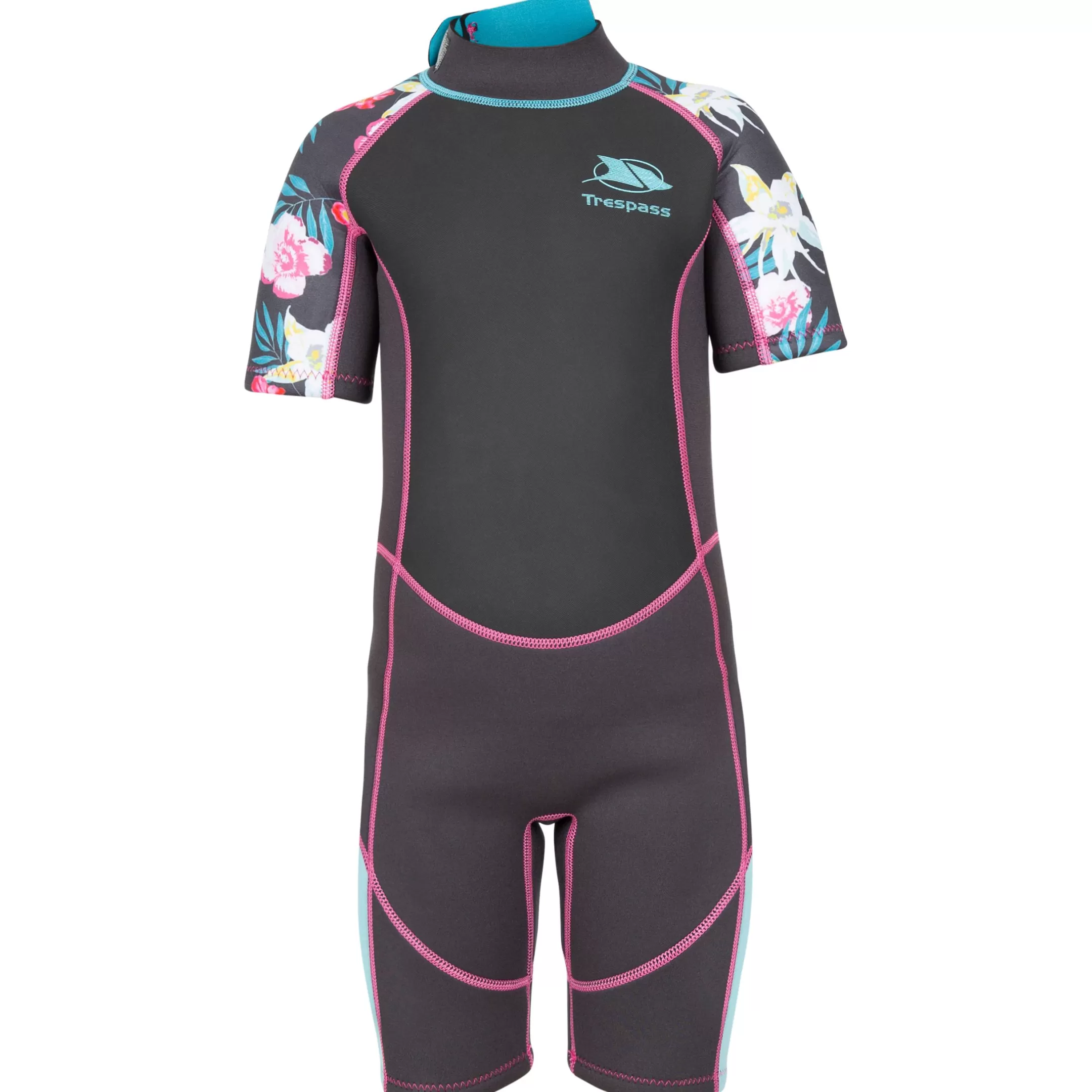Kids 3mm Short Length Wetsuit Posie | Trespass Best