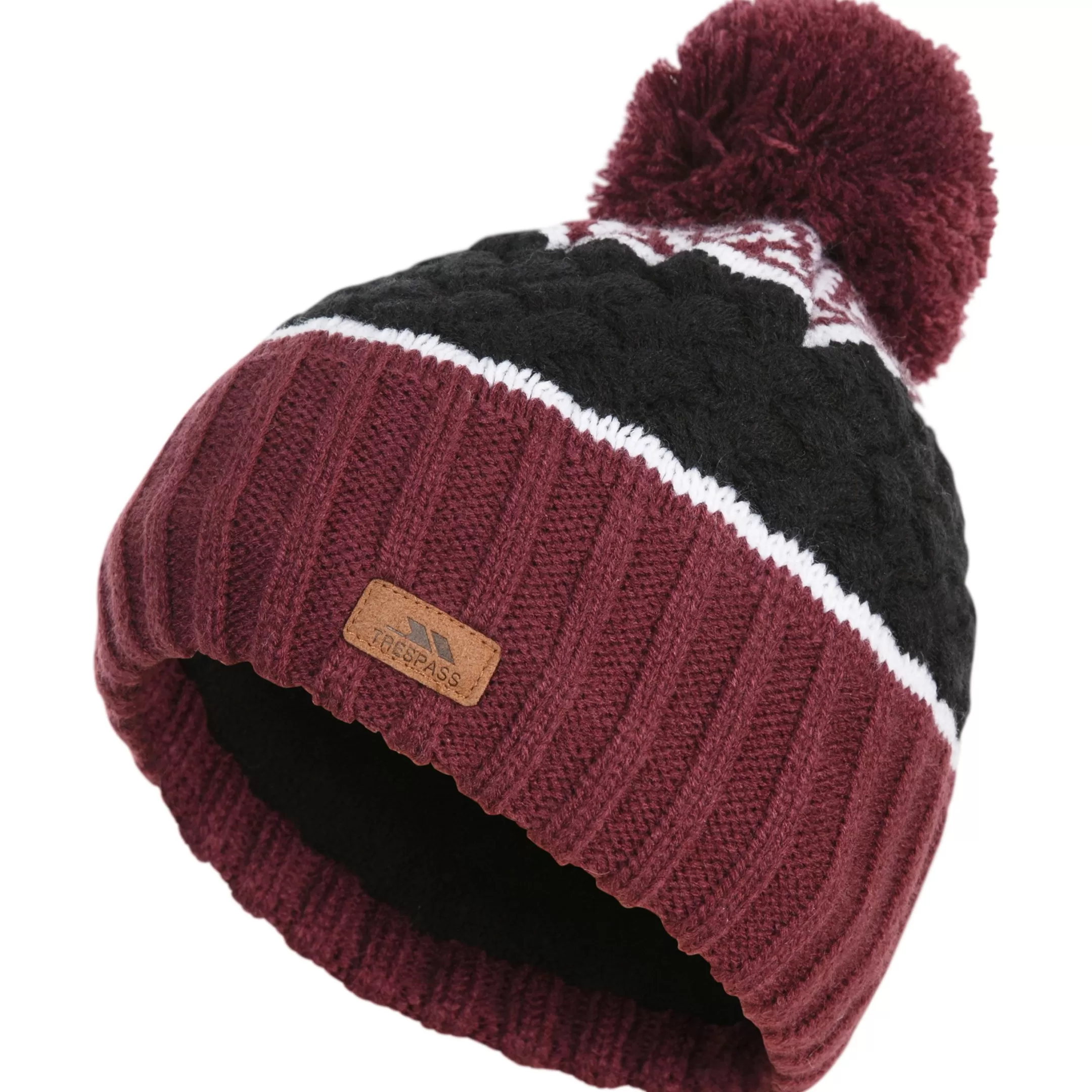 Kids' Knitted Bobble Hat Axel | Trespass Best