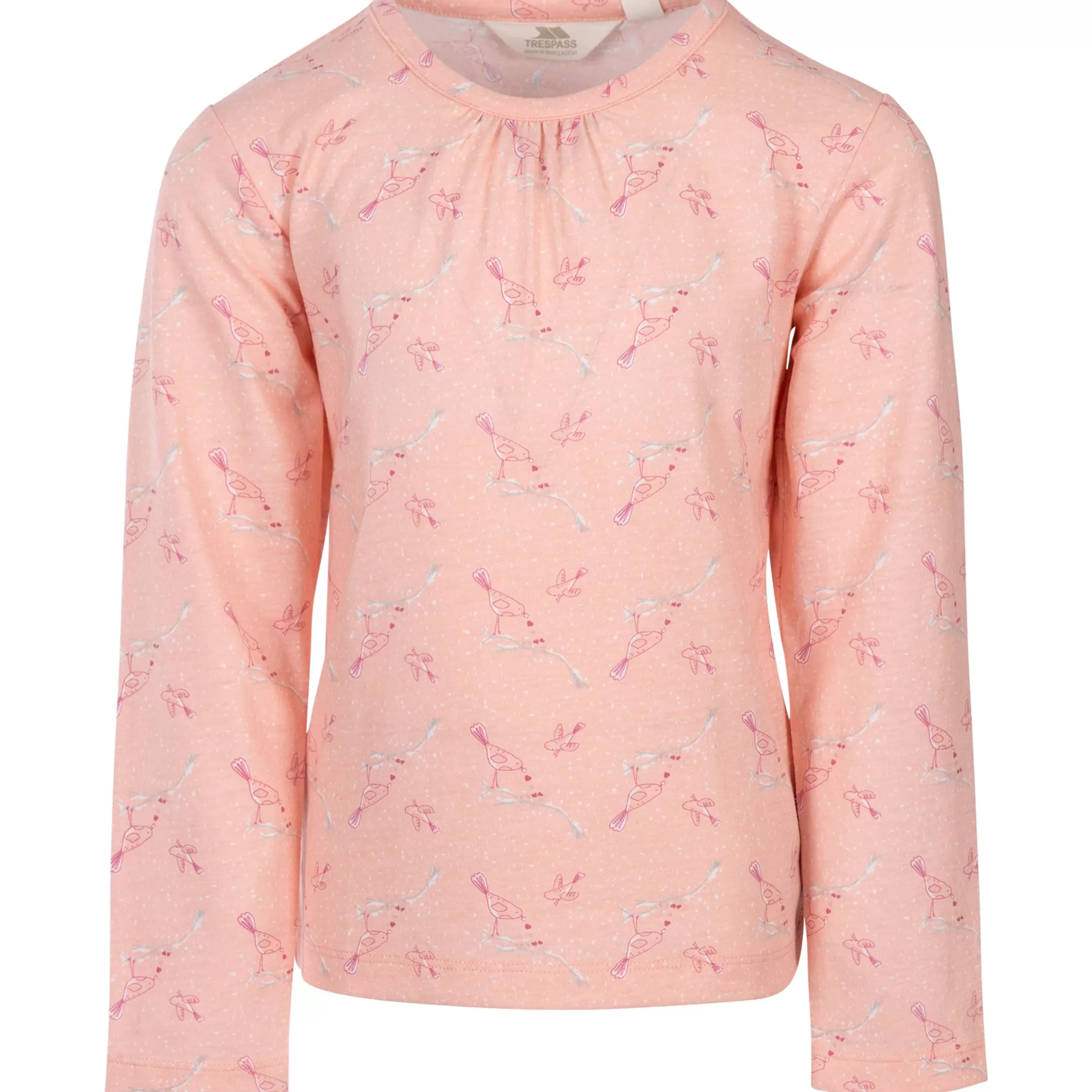 Kids Long Sleeve top Round Neck Stripe Proceeds | Trespass Store