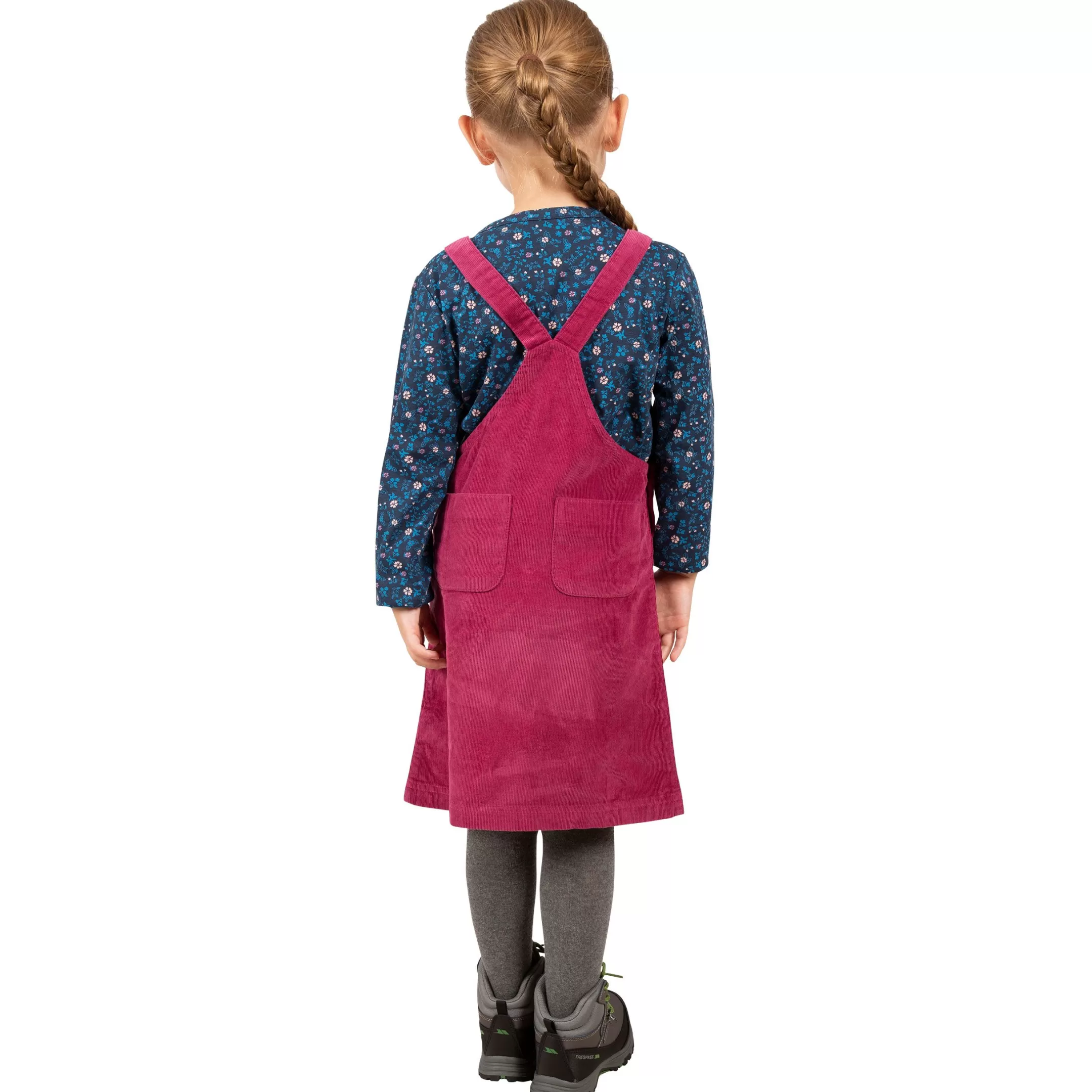 Kids Sleeveless Dress Pinafore Corduroy Convince | Trespass New