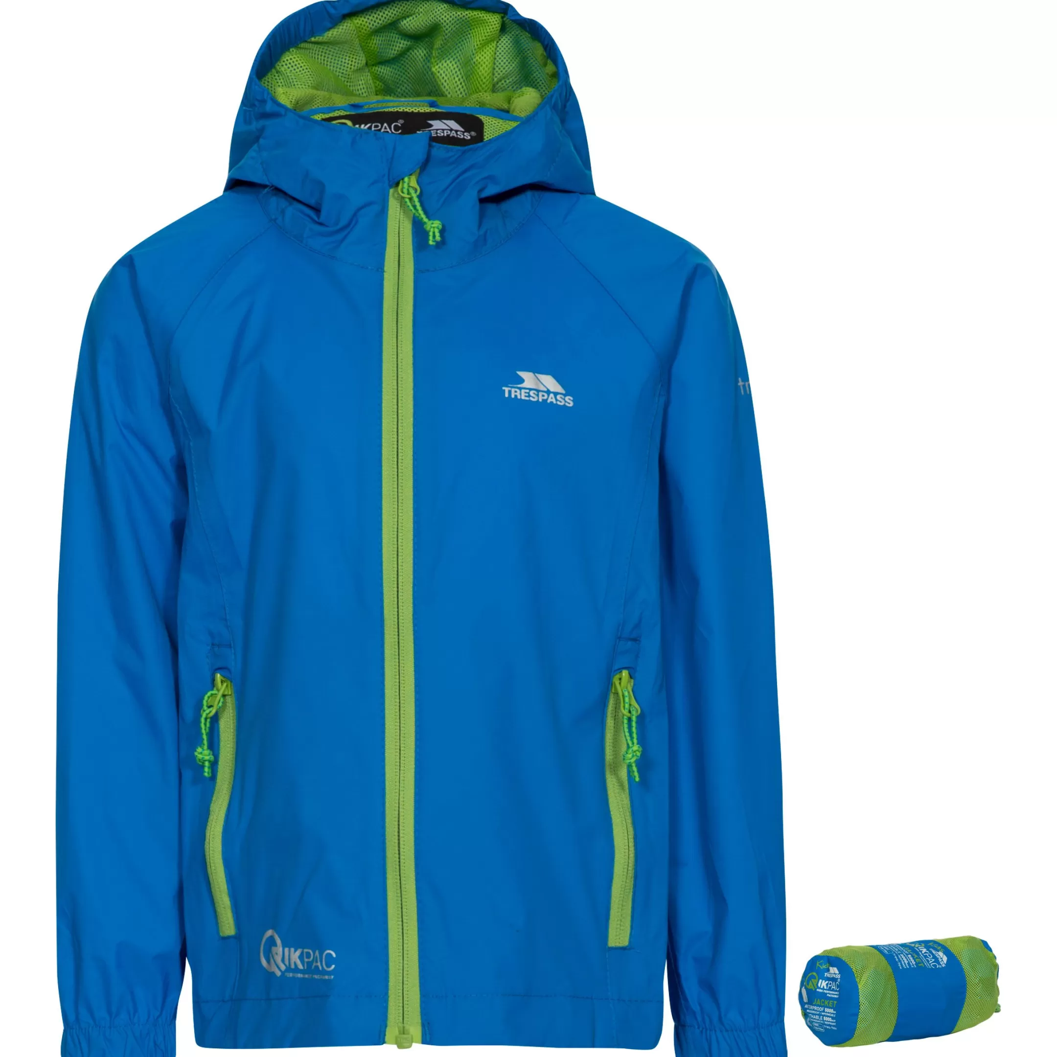 Kids' Waterproof Packaway Jacket Qikpac | Trespass Flash Sale