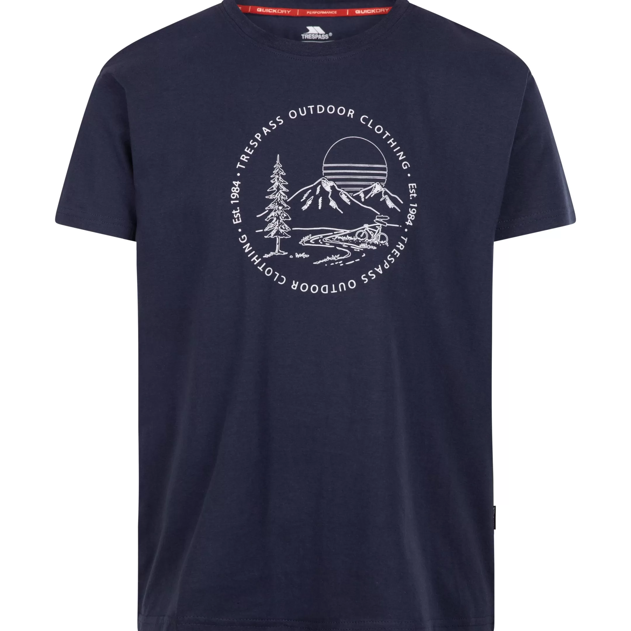 Men's Casual Printed T-Shirt Glentress | Trespass Shop