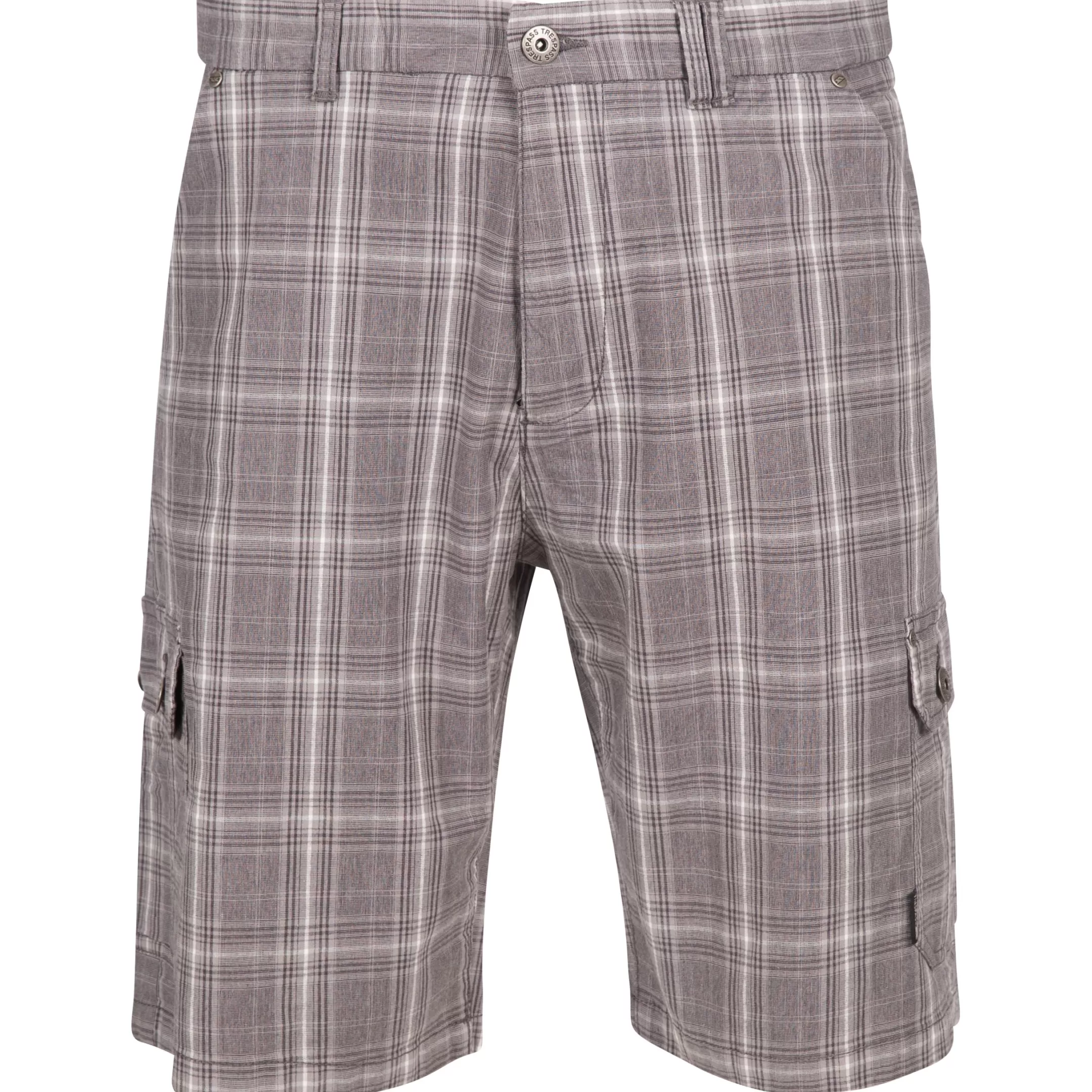 Men’s Checked Cargo Shorts Earwig | Trespass New