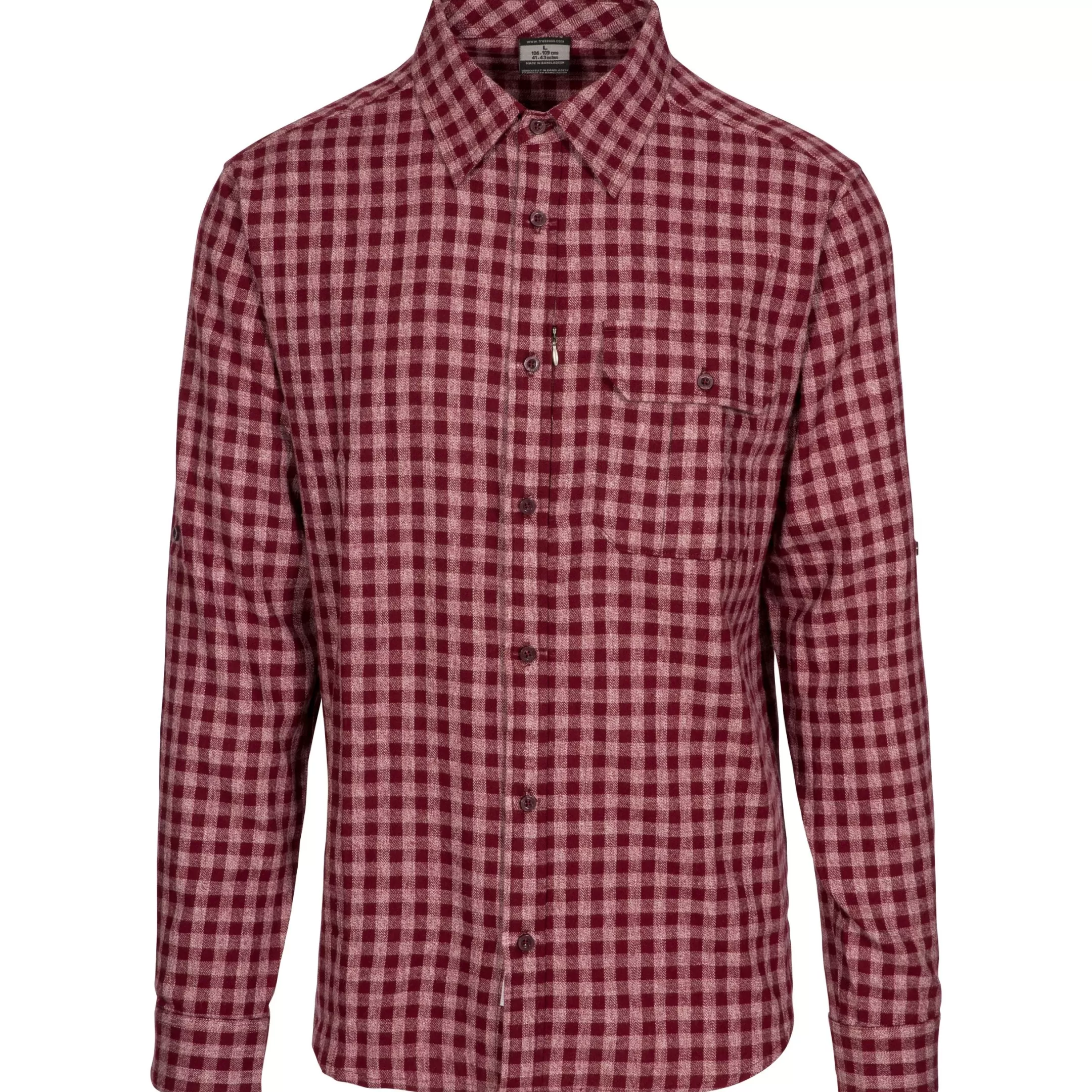 Men's Checked Cotton Shirt Participate | Trespass New