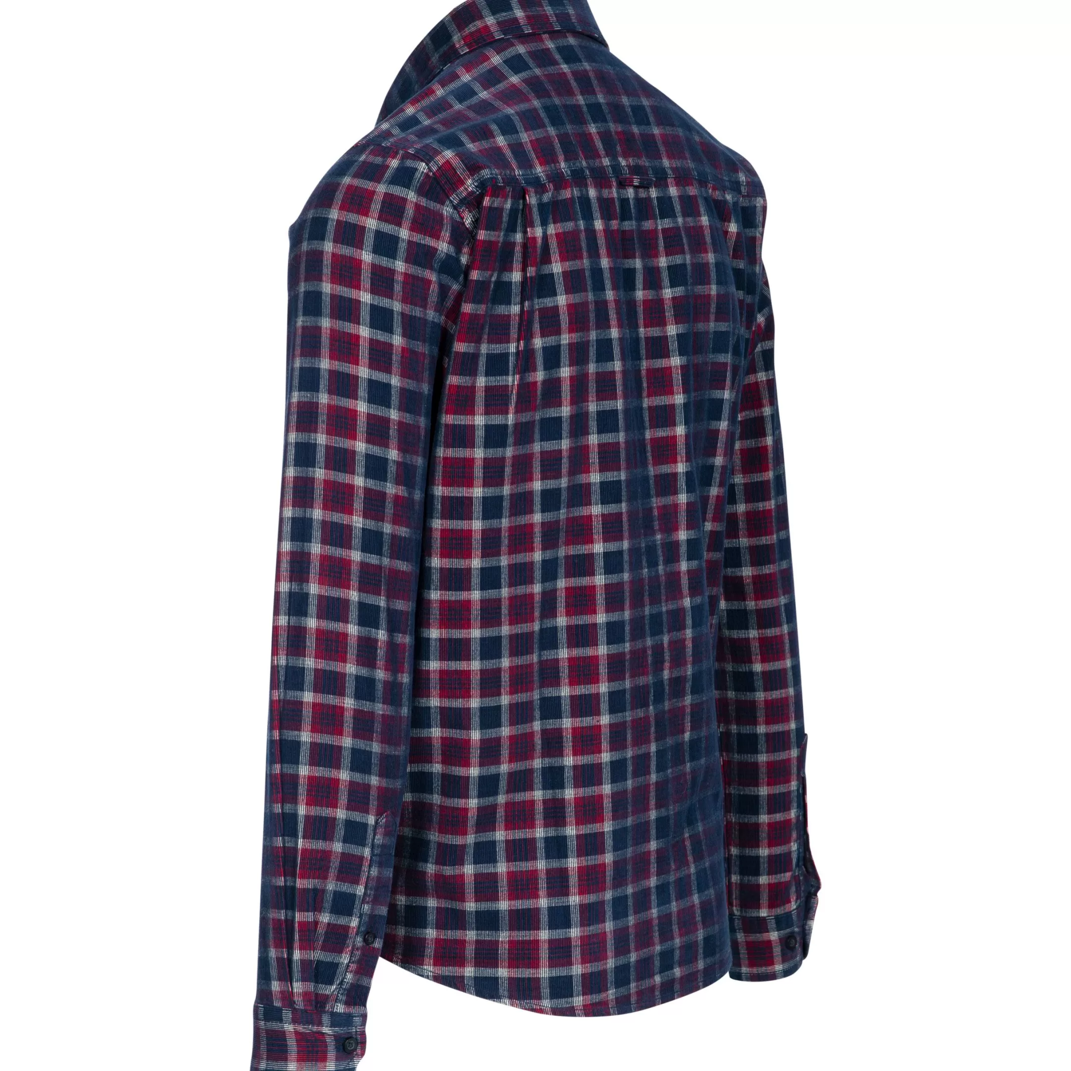 Mens Checked Shirt Cotton Corduroy Byworthytown | Trespass Cheap