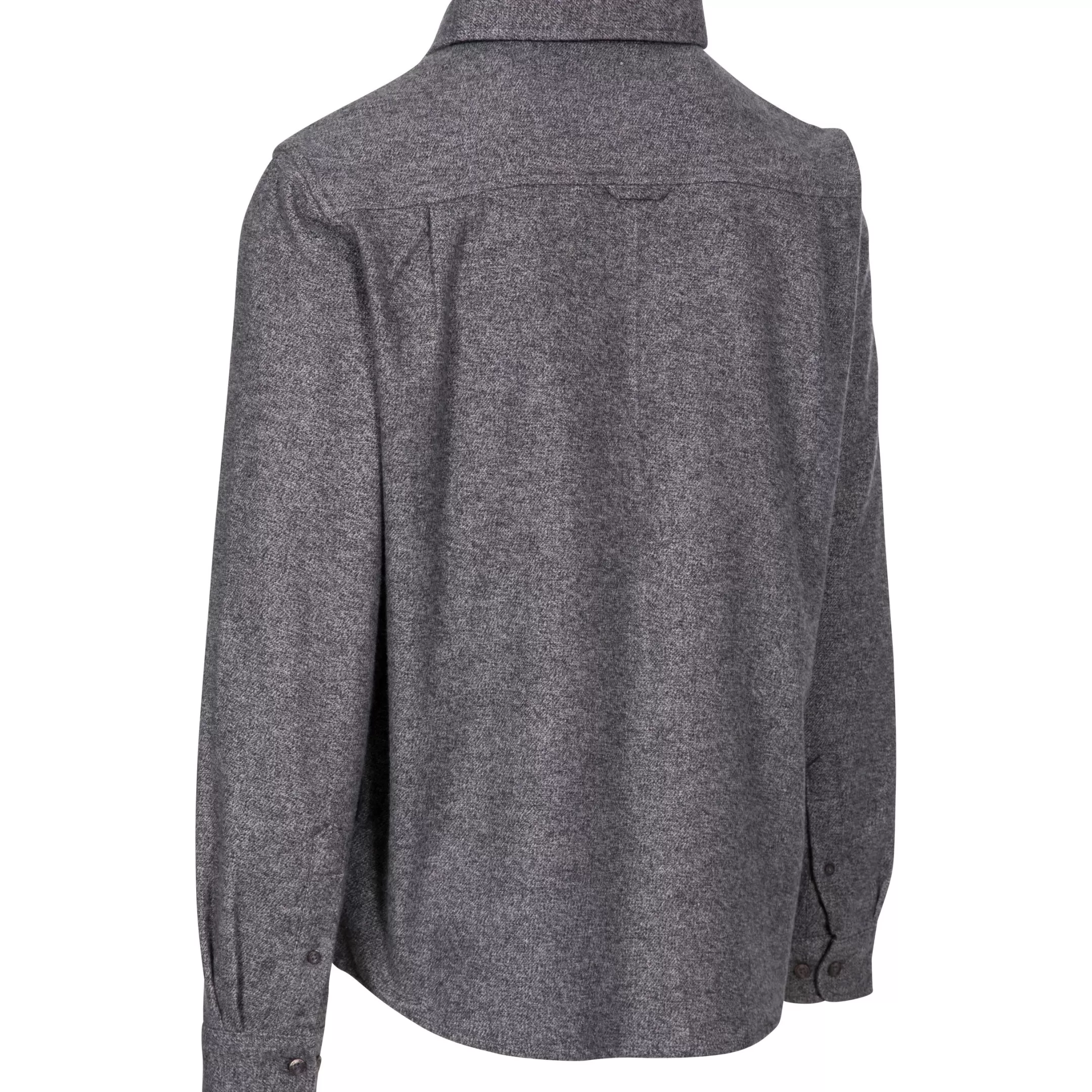 Men's Cotton Long Sleeve Shirt Buddworthwas | Trespass Outlet
