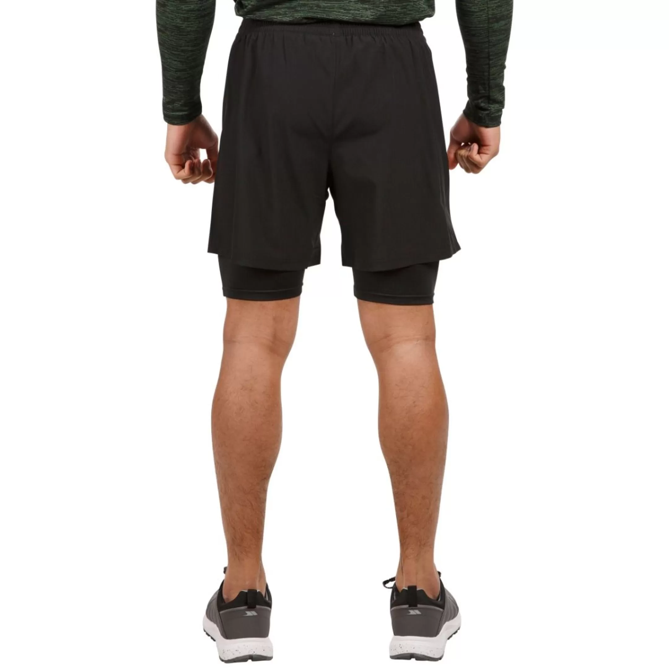 Men's Dual Layer Active Shorts Patterson | Trespass Discount
