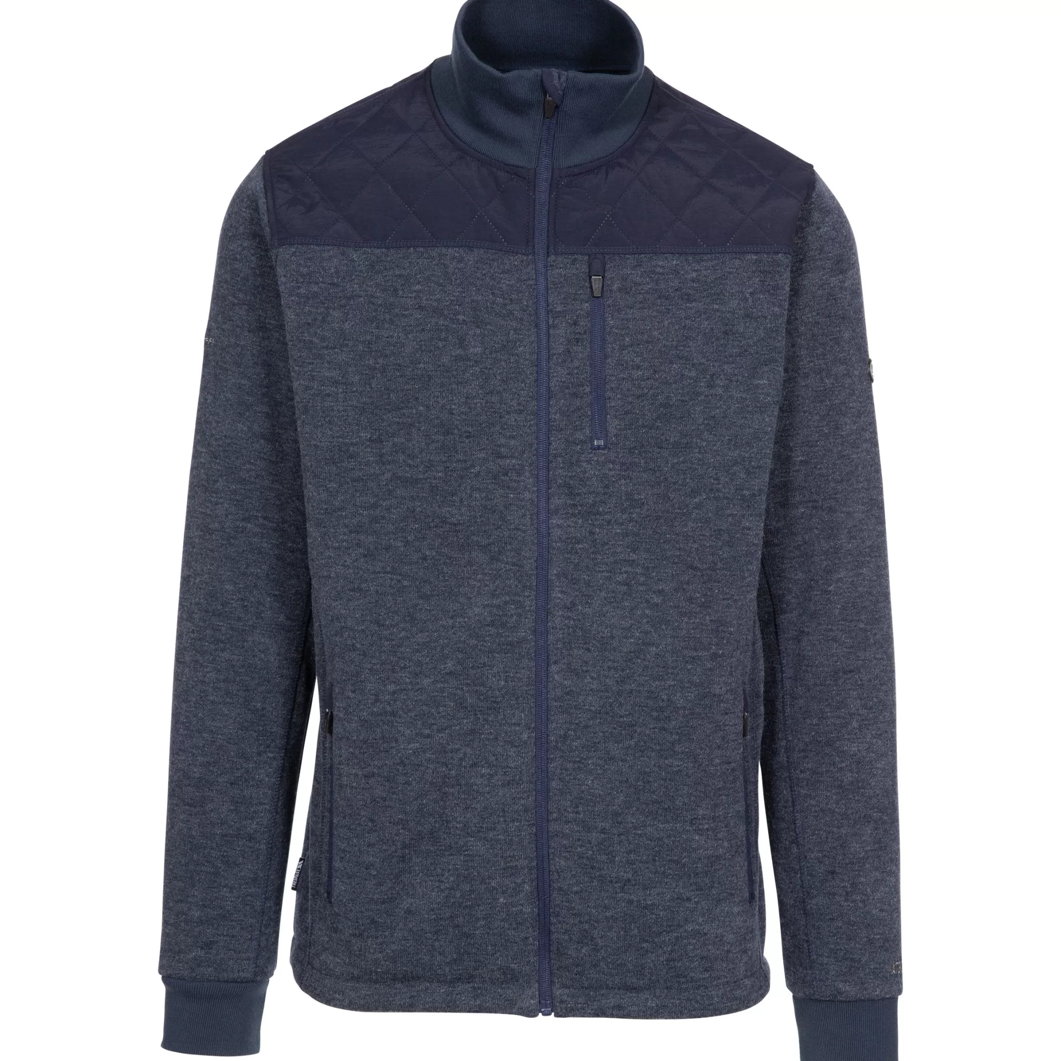 Mens Fleece Jacket Full Zip Chest Pocket Farlowton | Trespass Discount