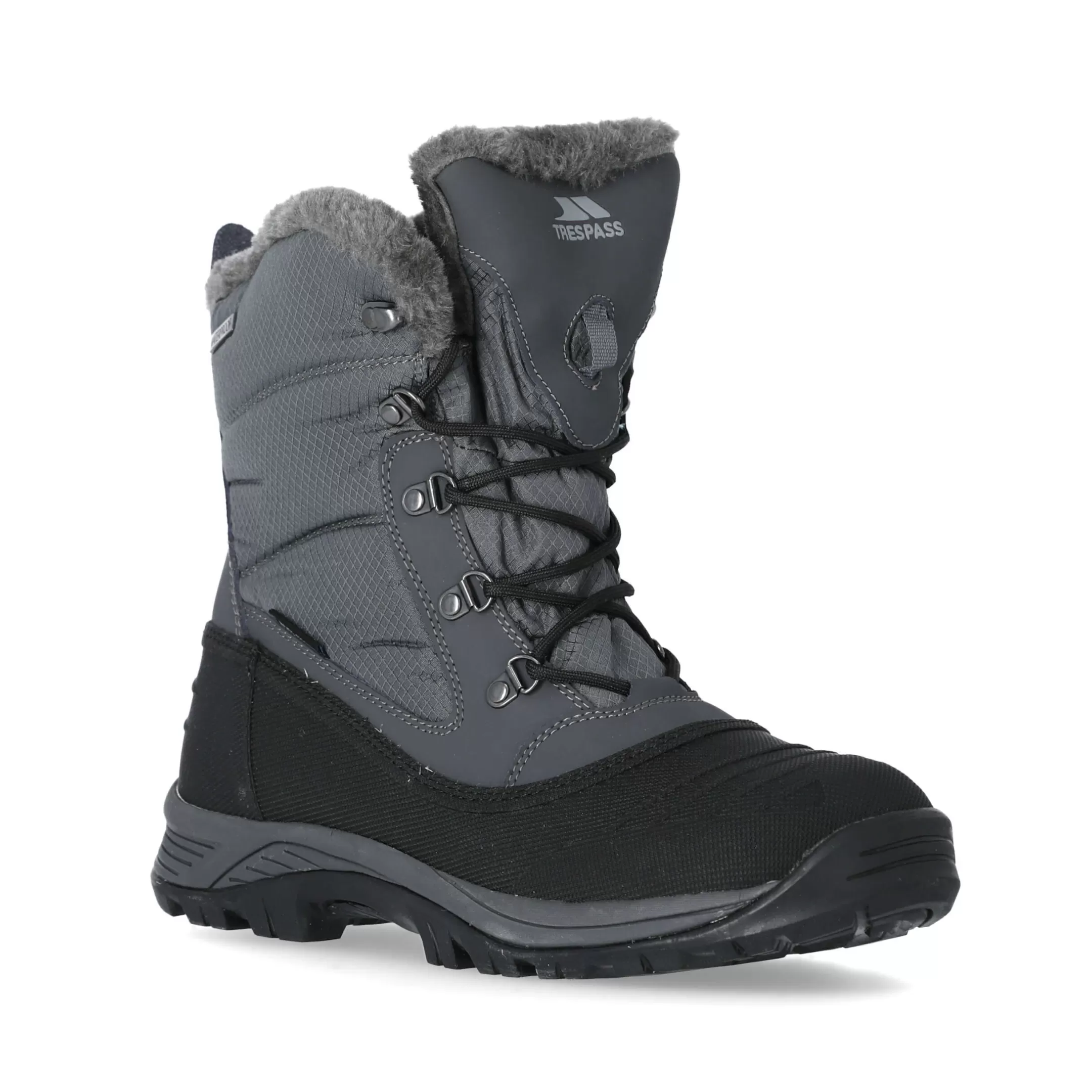 Mens Fleece Lined Snow Boots Negev II | Trespass Hot