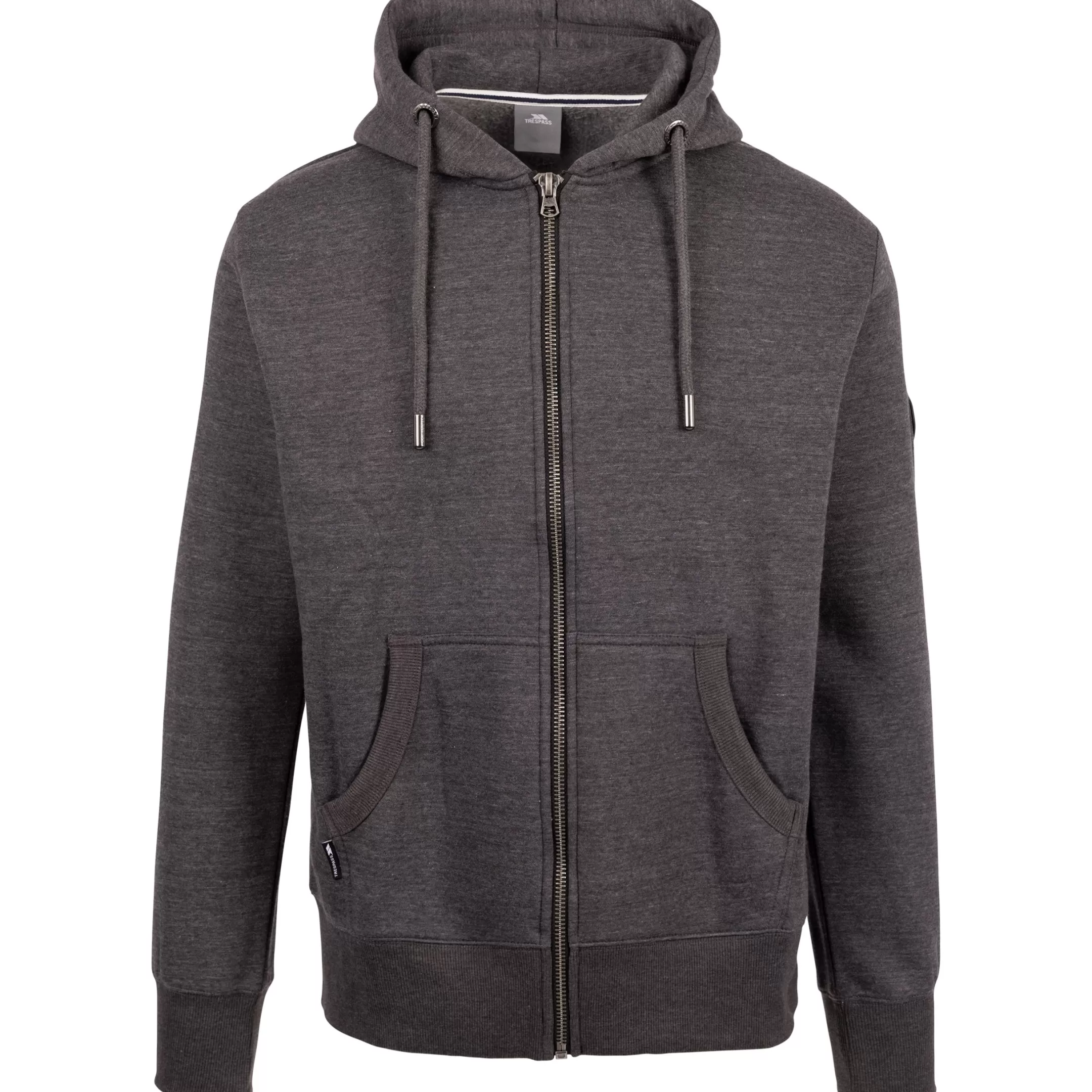 Mens Full Zip Hoodie Bran | Trespass Outlet