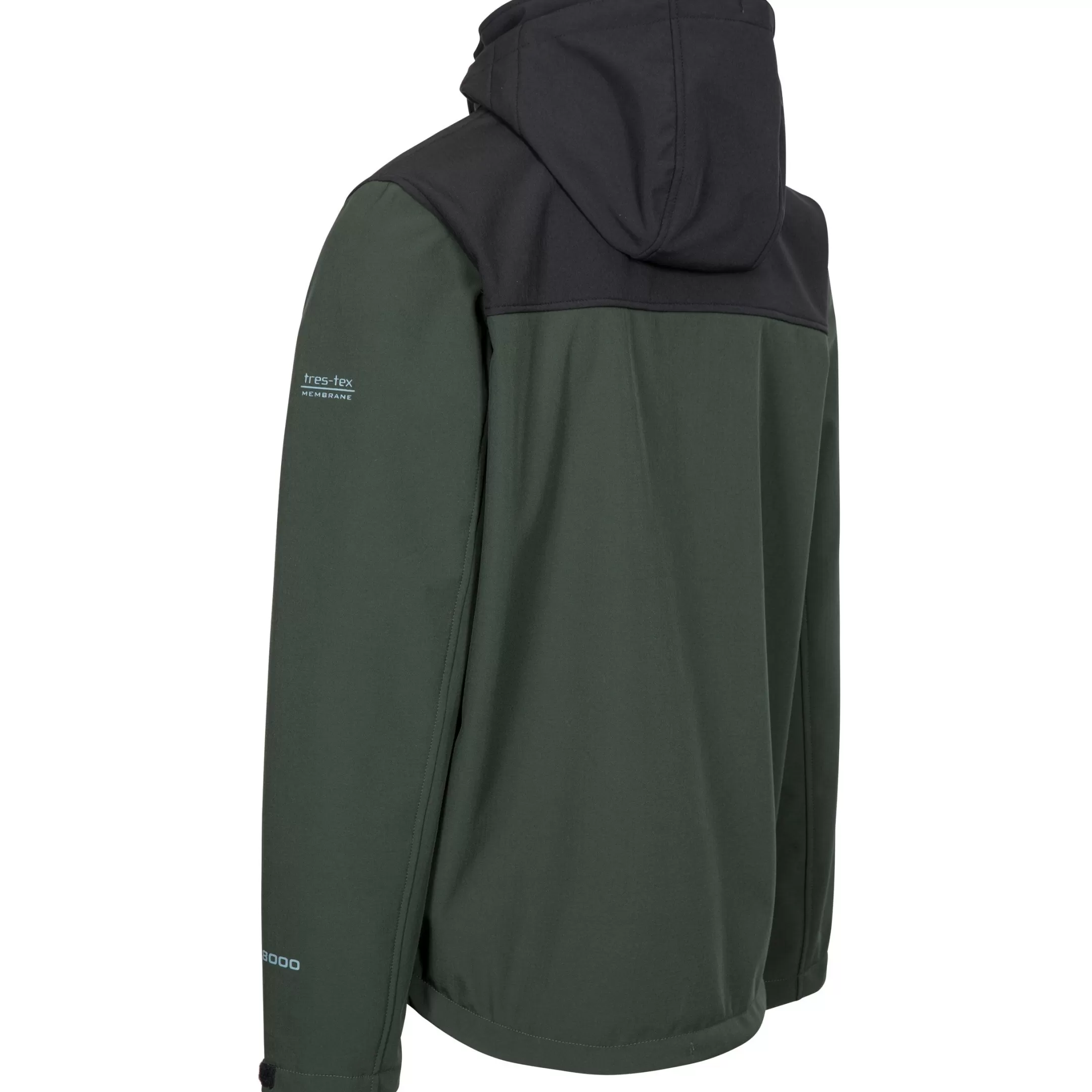 Mens Hooded Softshell Jacket Hebron II | Trespass Hot