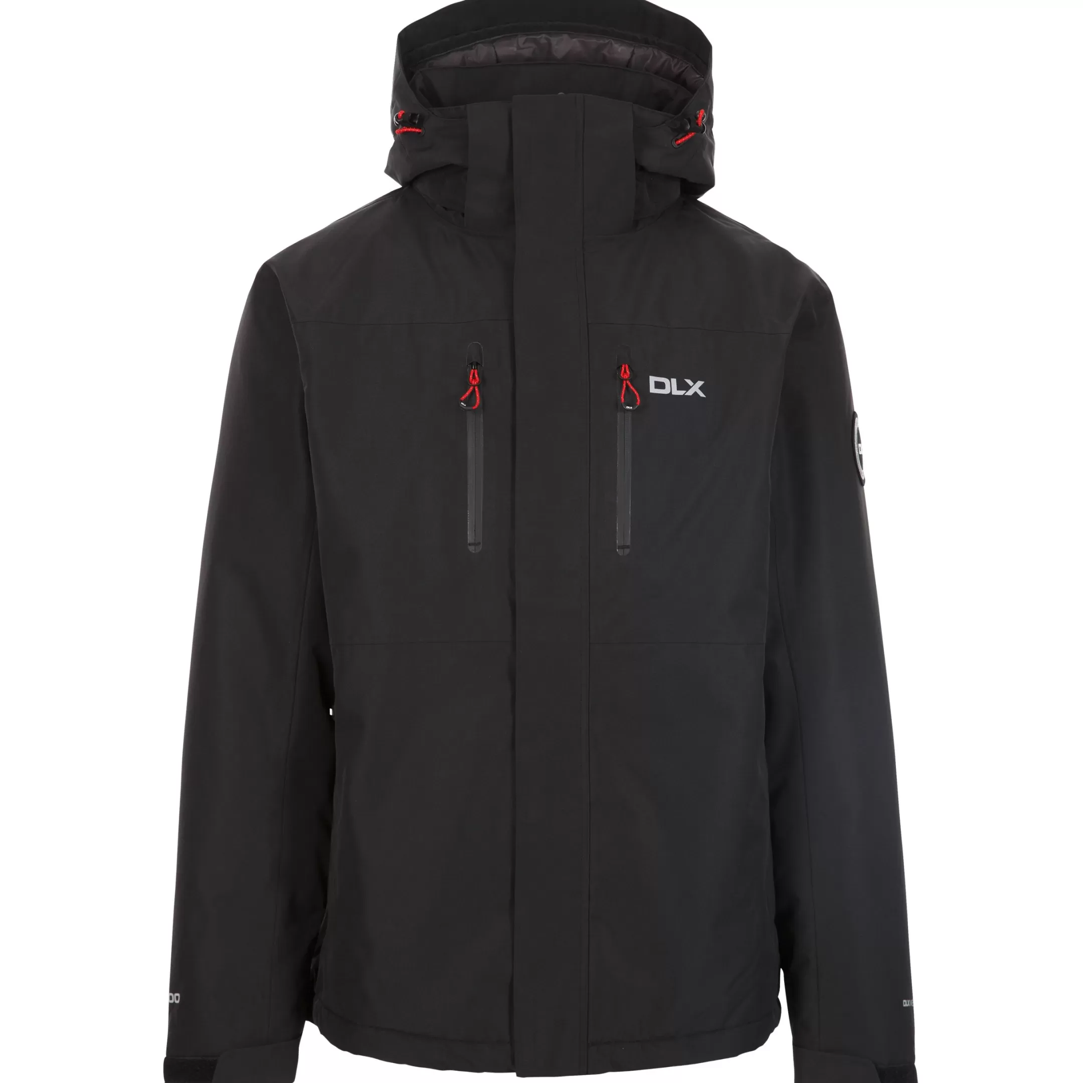 Men's Padded Waterproof Jacket Zip Off Hood Oswarm | Trespass Outlet