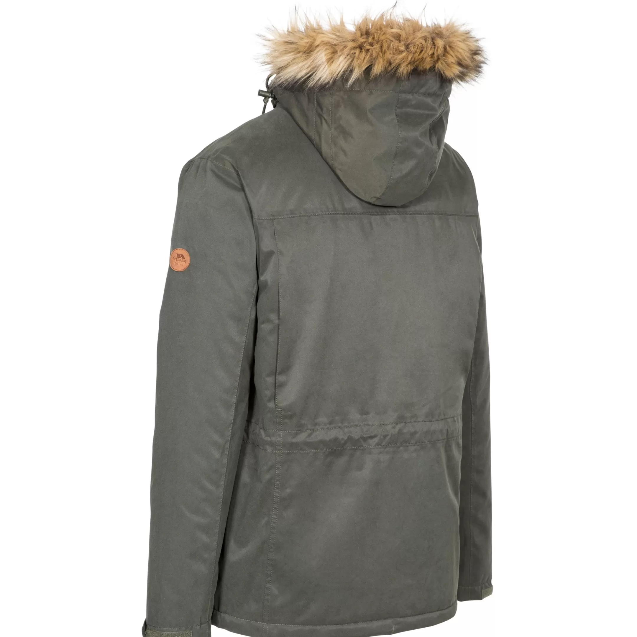 Men's Padded Waterproof Parka Jacket Quebeckford | Trespass Cheap