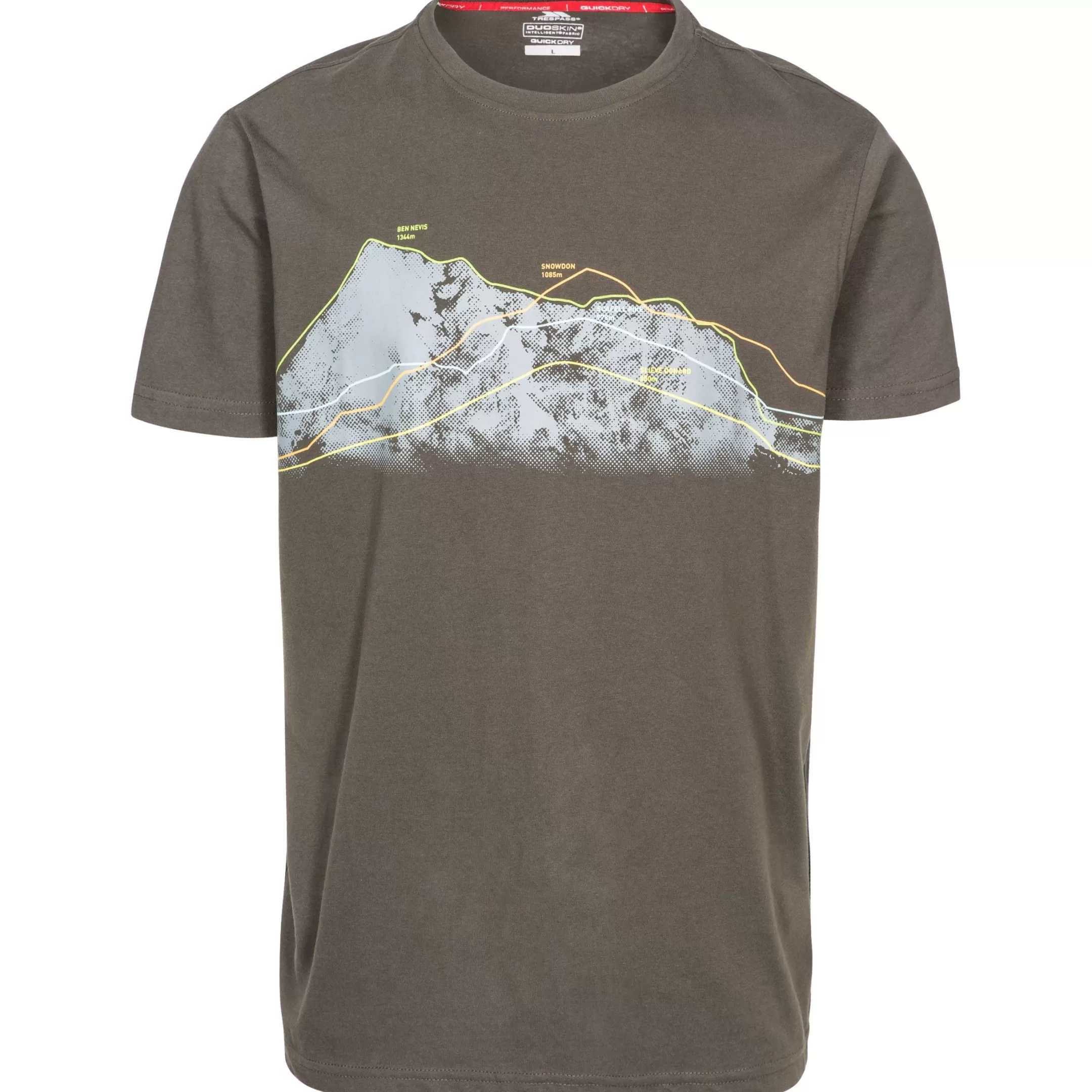 Men's Printed Casual T-shirt Cashing | Trespass Best Sale