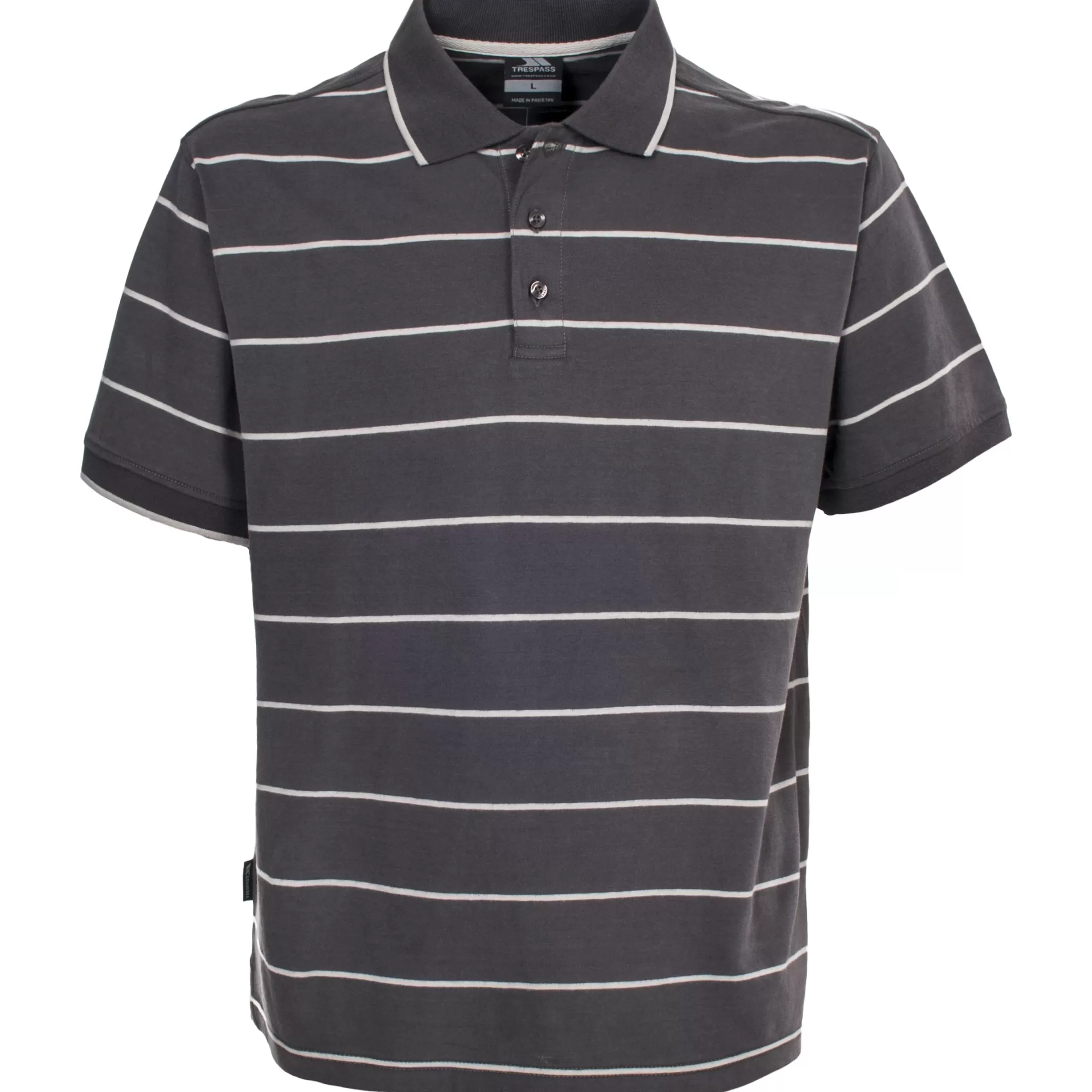 Men's Striped Polo Top Samani | Trespass Fashion