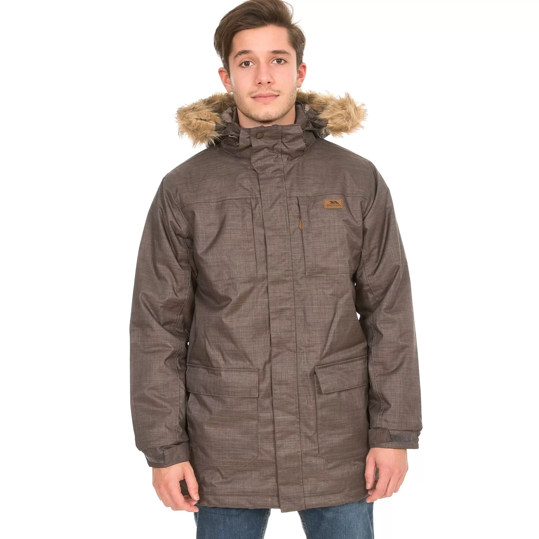 Mens Waterproof Parka Jacket Gillespie | Trespass Cheap