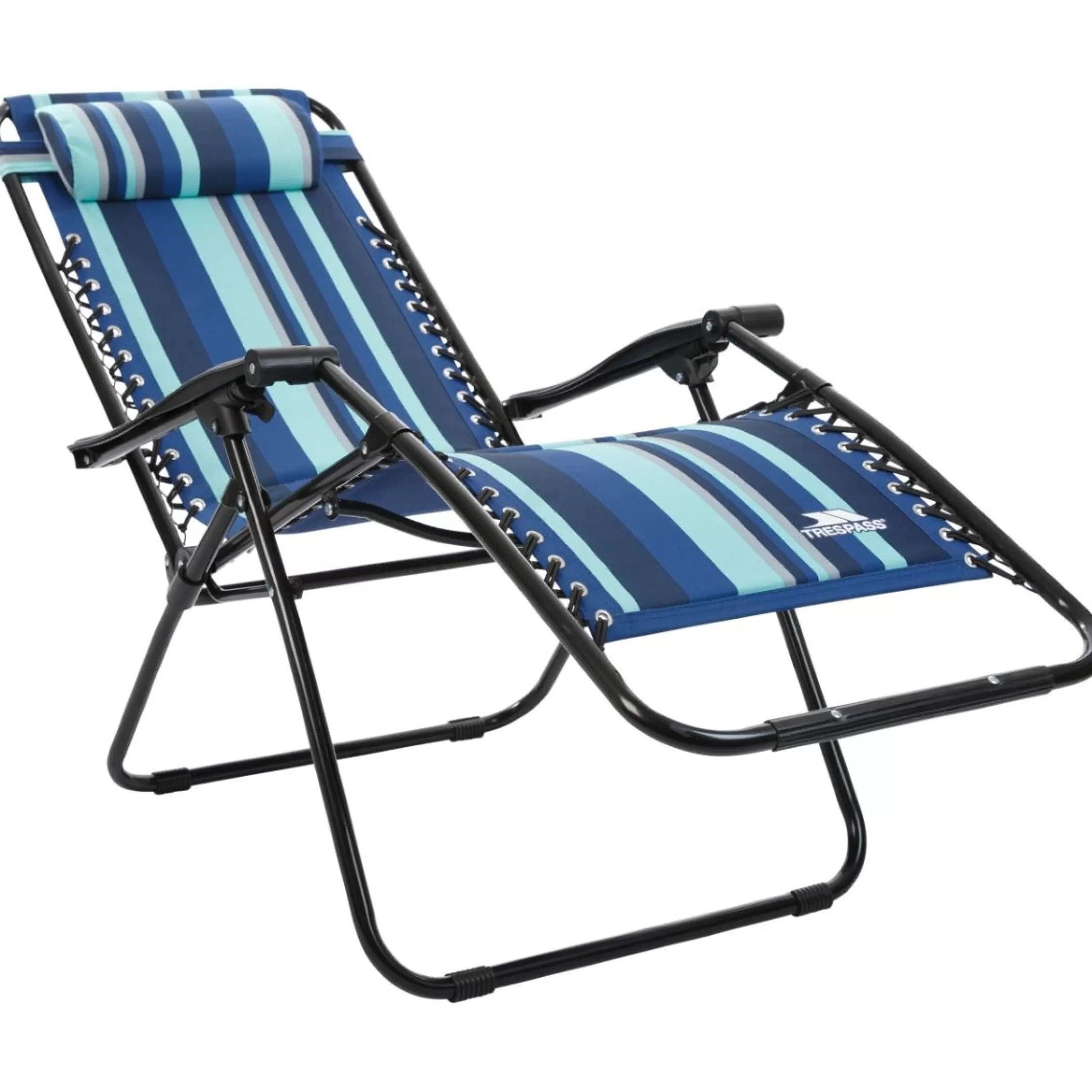 Padded Reclining Sun Lounger Chair Glentilt | Trespass Best