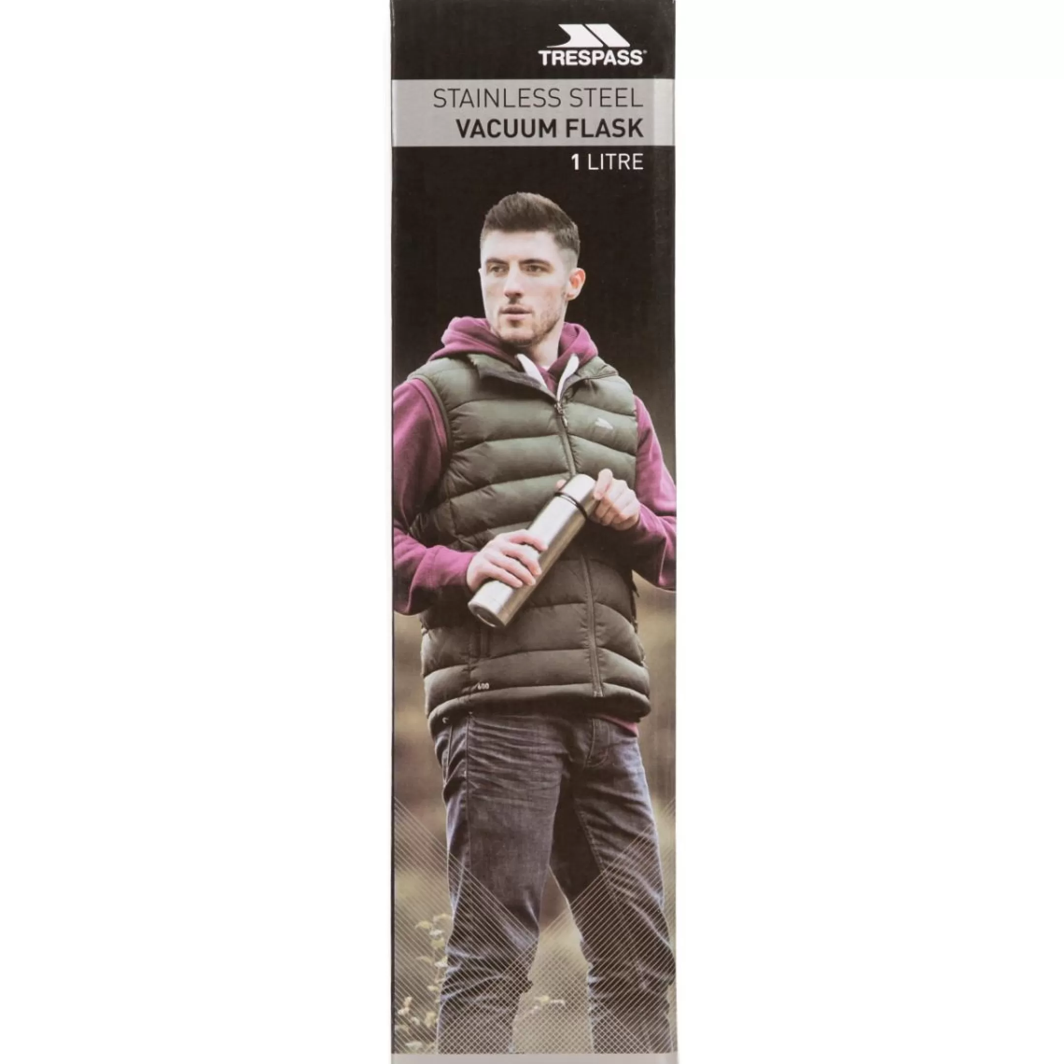 Stainless Steel Flask 1L | Trespass Shop
