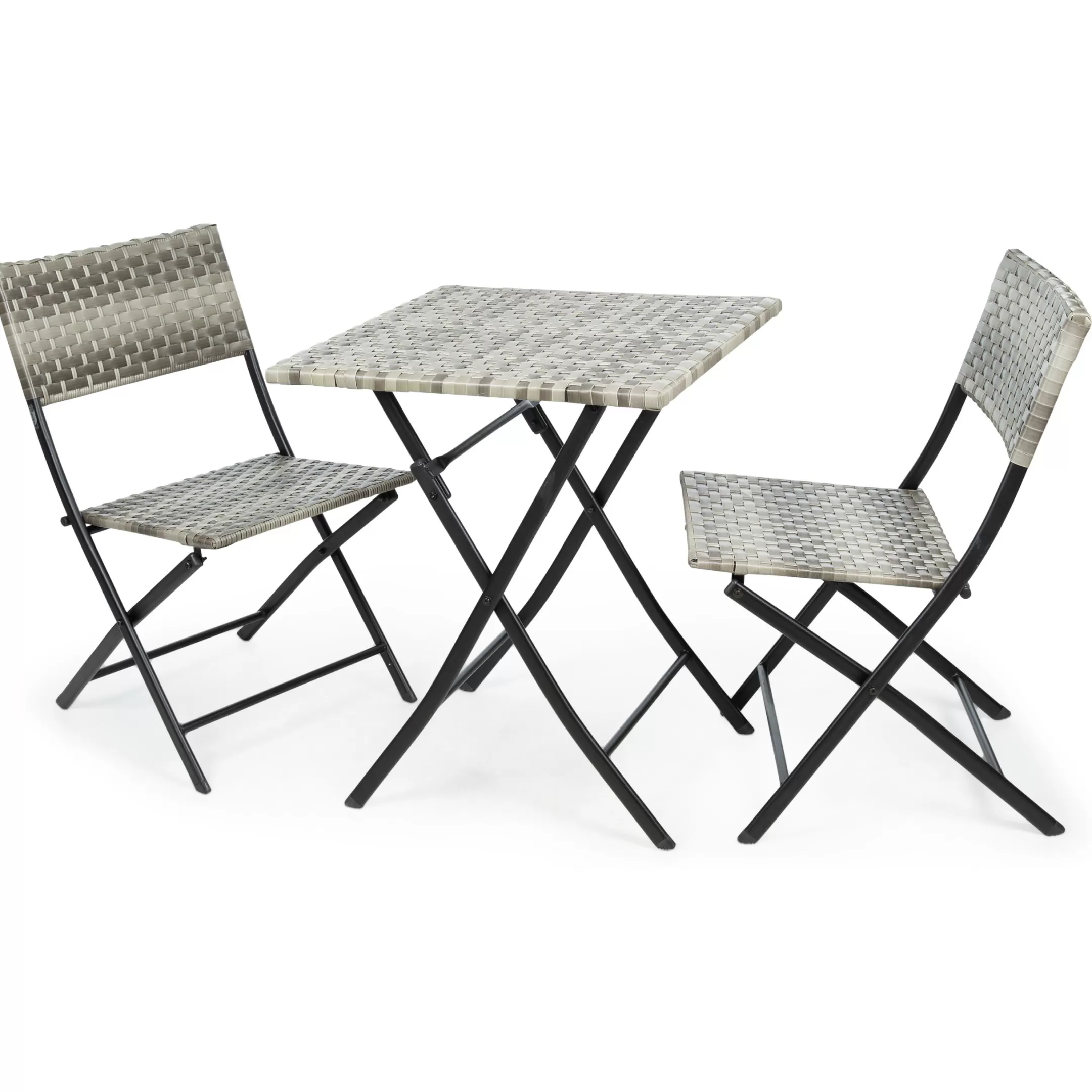 Three Piece Rattan Garden Furniture Set Bistro | Trespass Sale