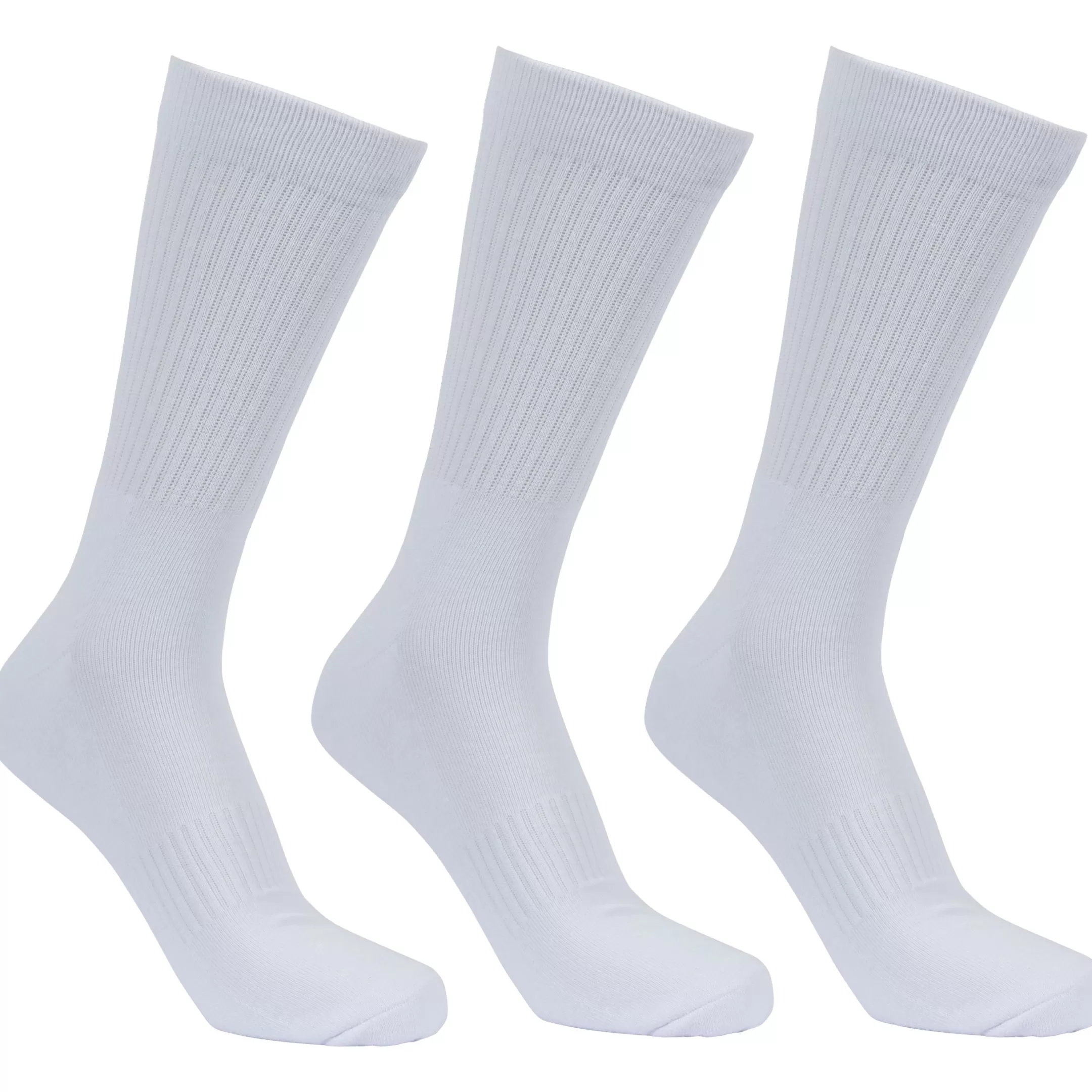 Unisex 3 Pair Rib Crew Socks Sportsmen | Trespass Cheap