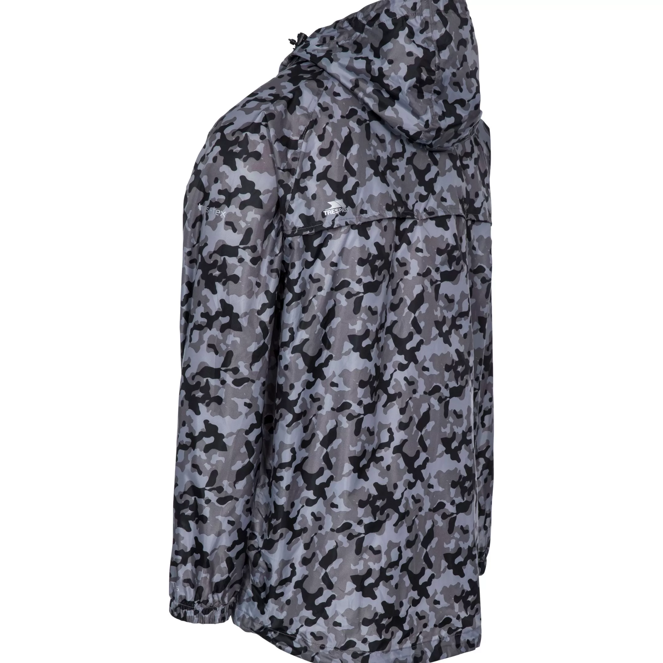 Unisex Printed Waterproof Packaway Jacket Qikpac | Trespass Online
