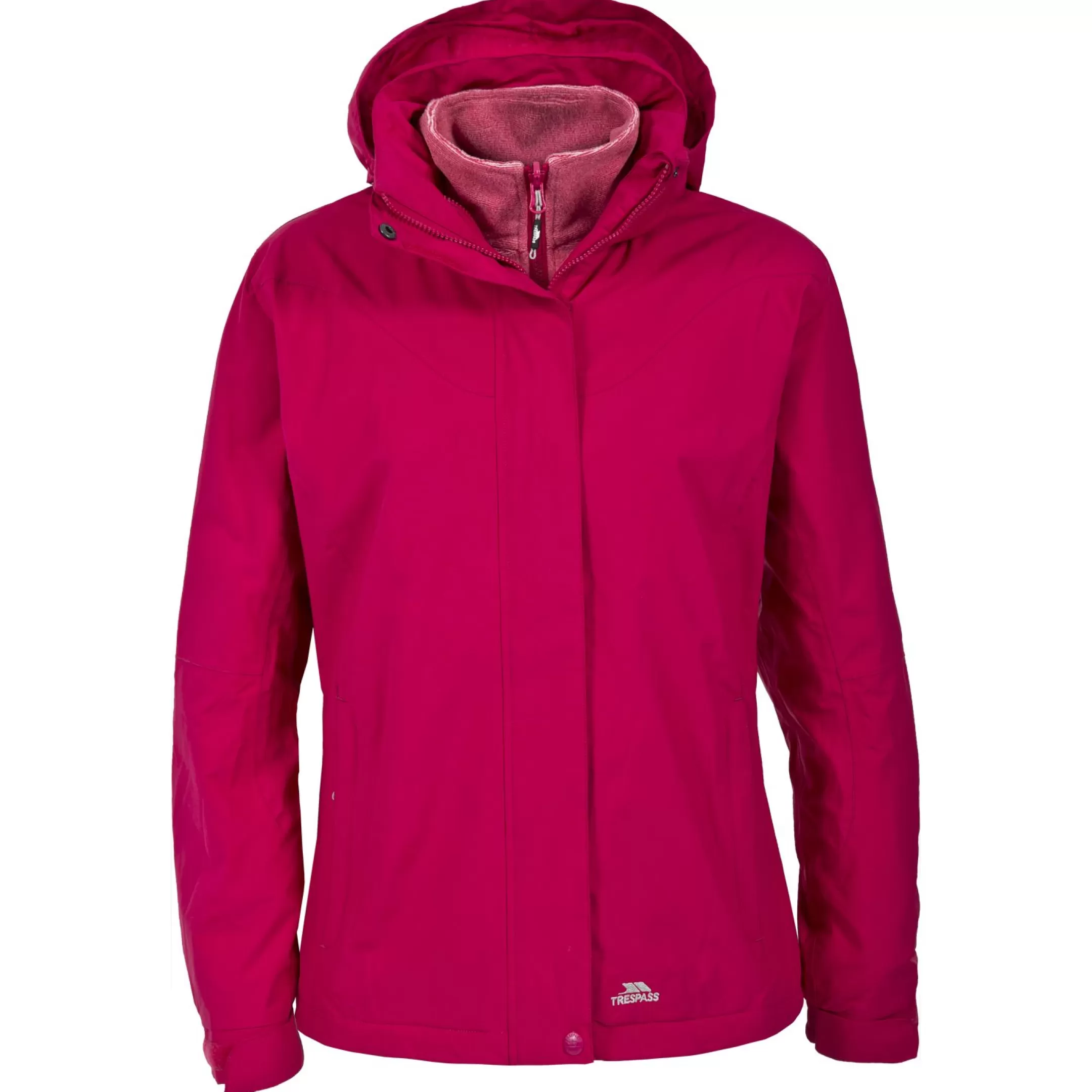 Womens 3 in 1 Jacket Hooded Madalin | Trespass Clearance