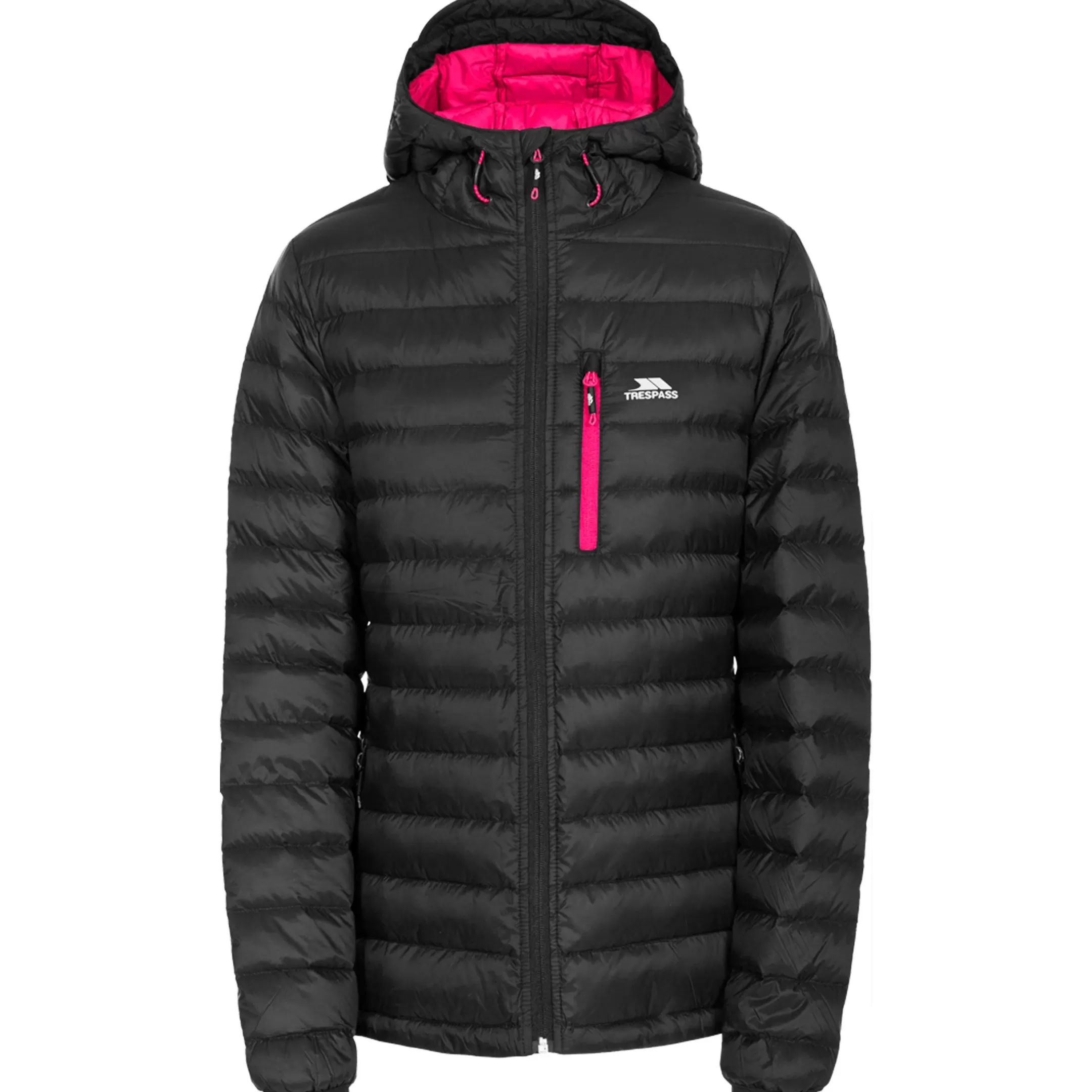 Womens Down Packaway Jacket with Hood Arabel | Trespass Cheap