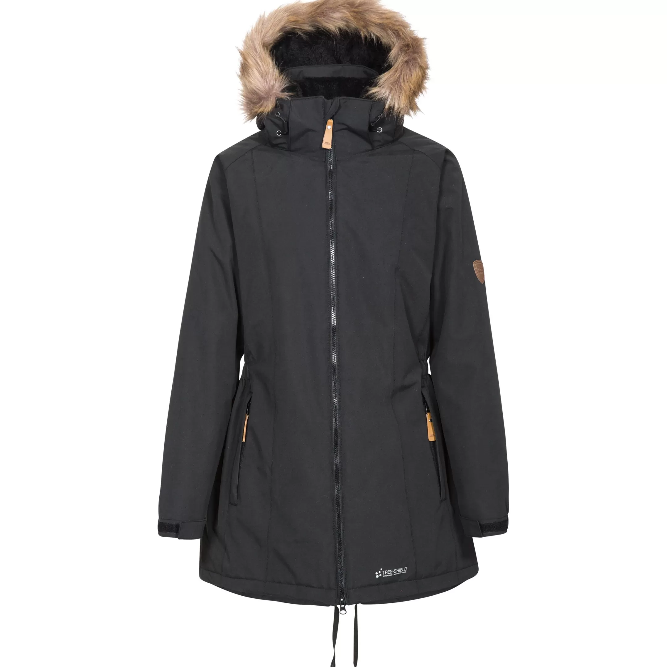 Womens Fleece Lined Parka Jacket Celebrity | Trespass Best