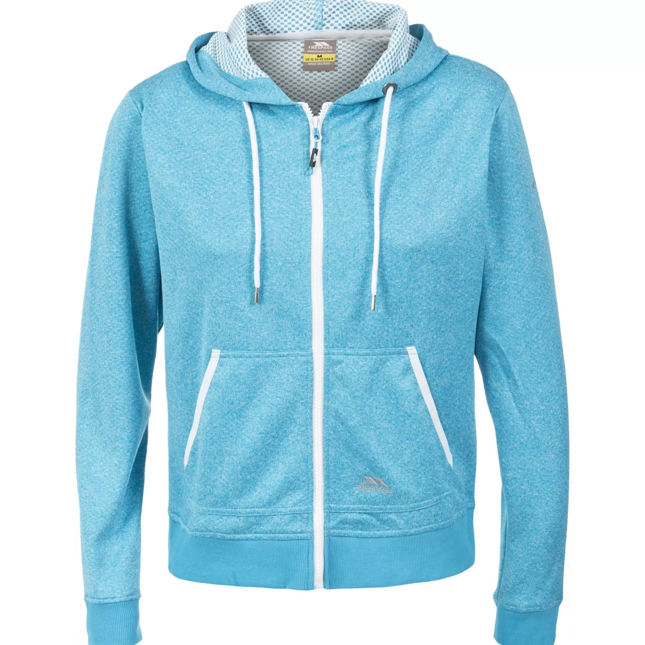 Womens Full Zip Insulated Fleece Hoodie Revel | Trespass Store