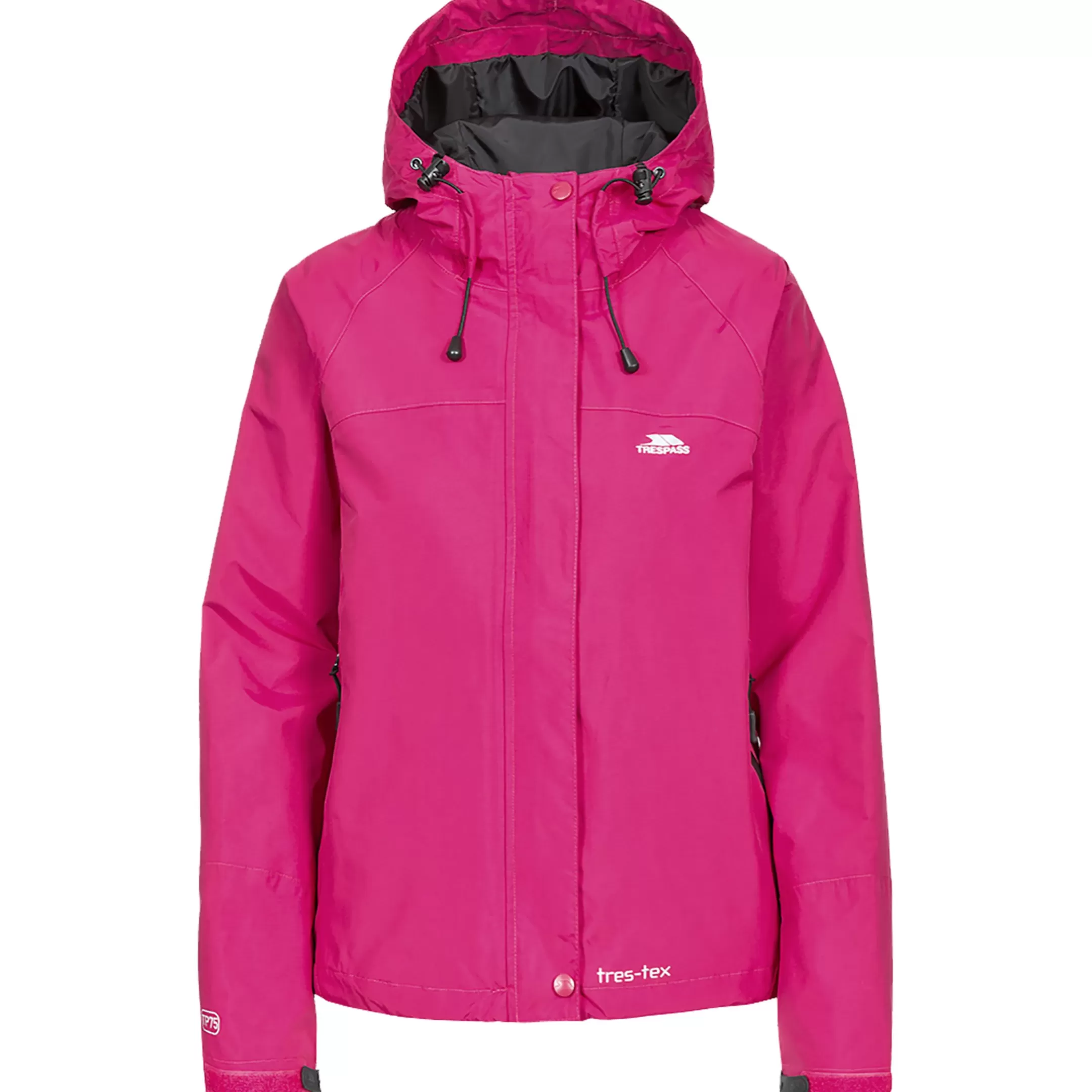 Womens Hooded Waterproof Jacket Miyake | Trespass Outlet