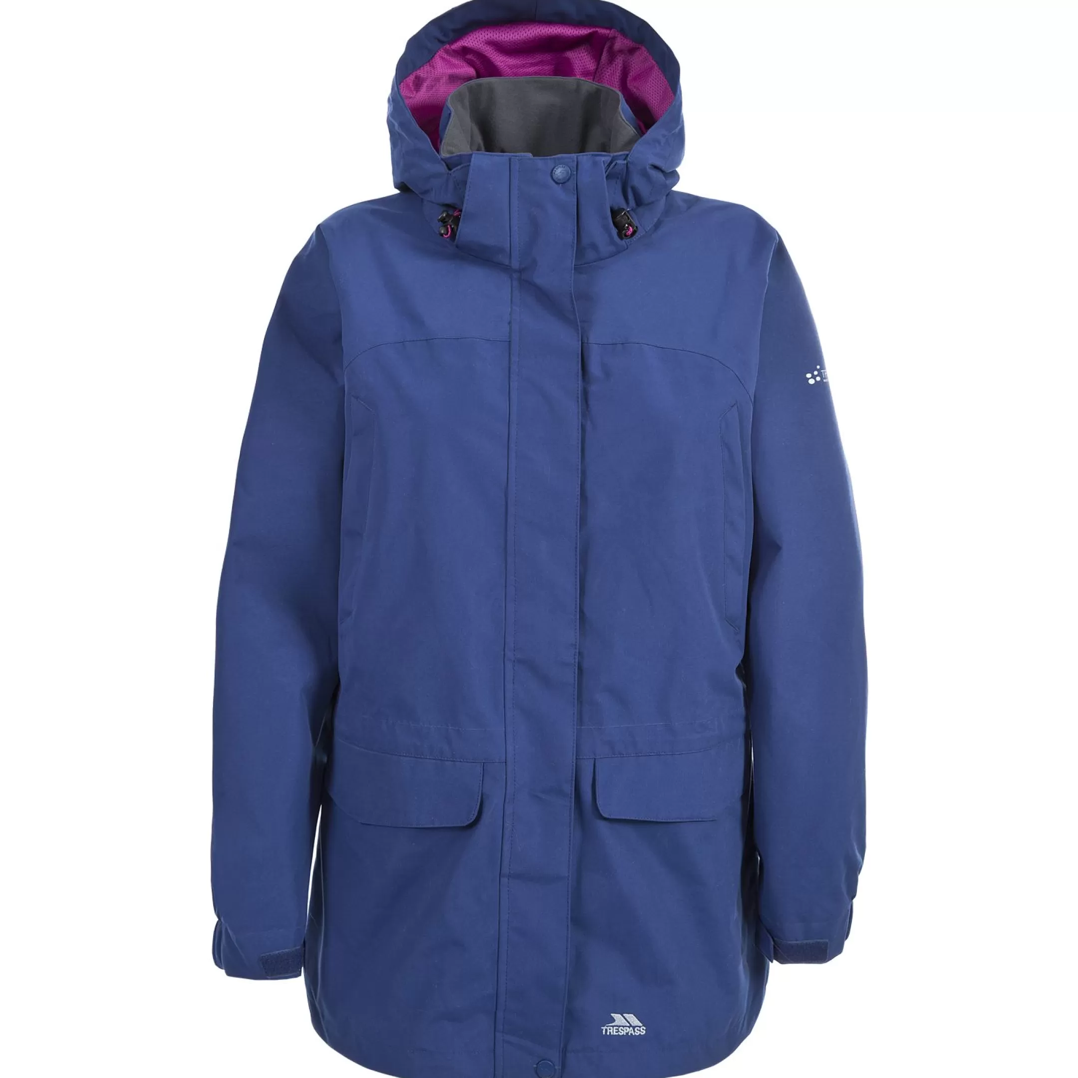Womens Hooded Waterproof Jacket Skyrise | Trespass Flash Sale