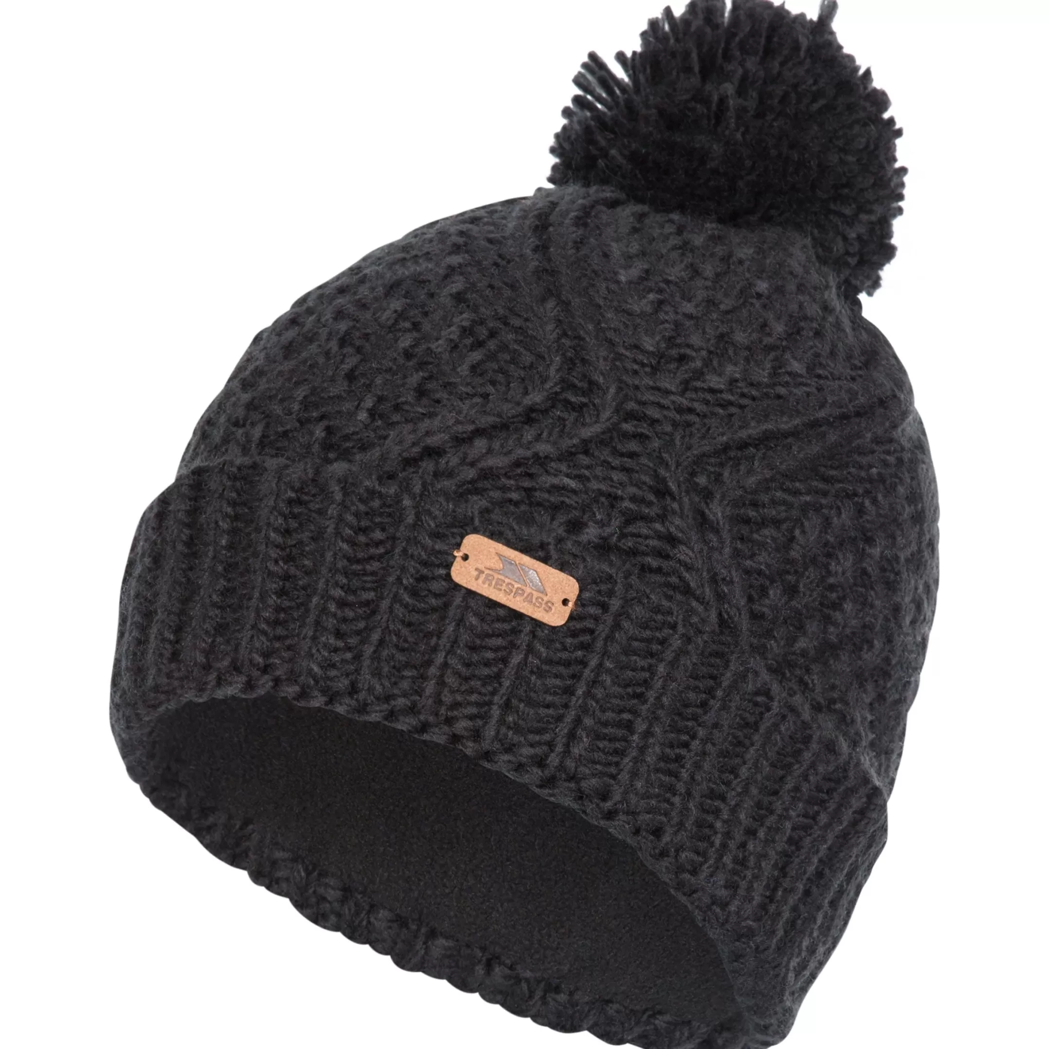 Womens Knitted Bobble Hat Zyra | Trespass Store