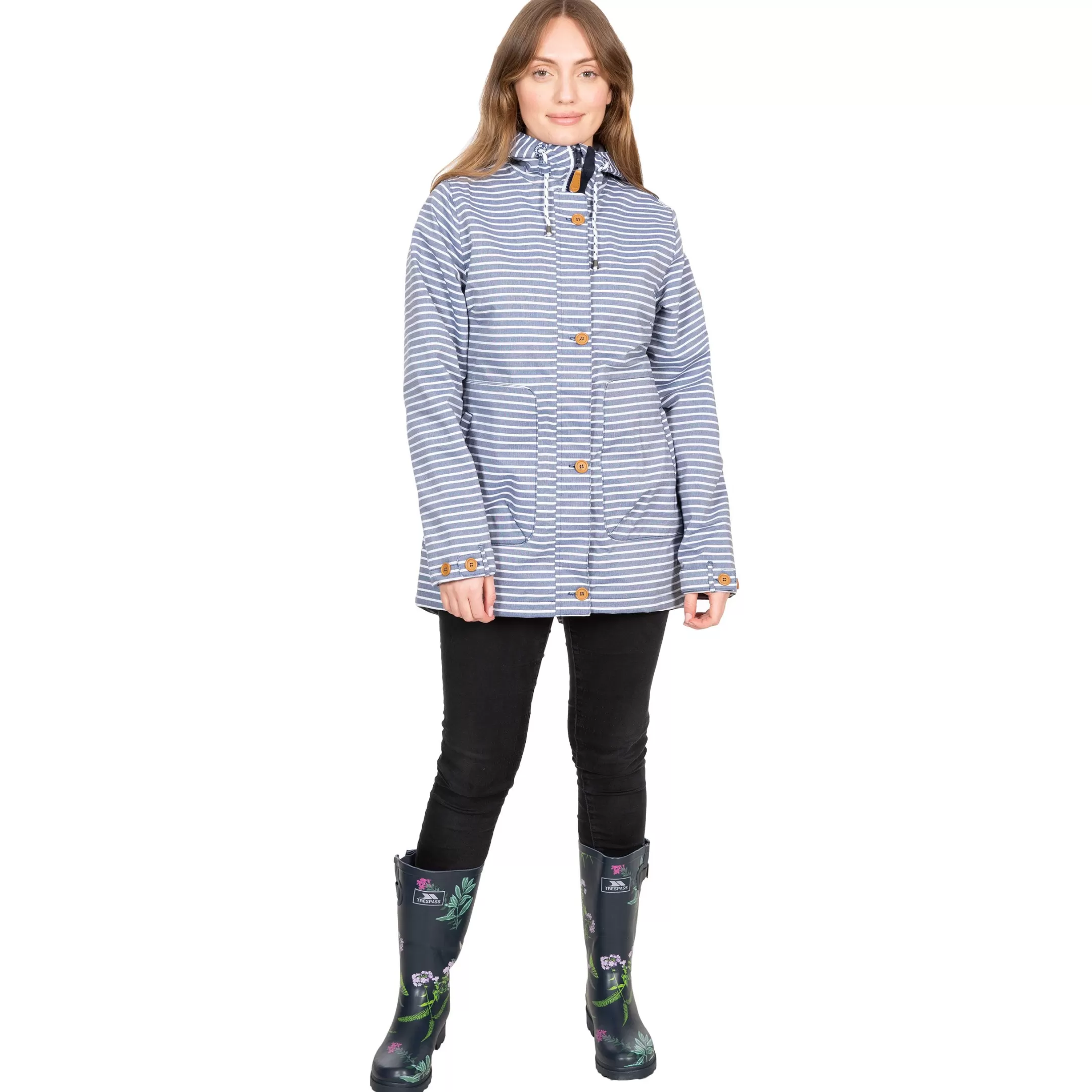 Womens Waterproof Jacket Offshore | Trespass Flash Sale
