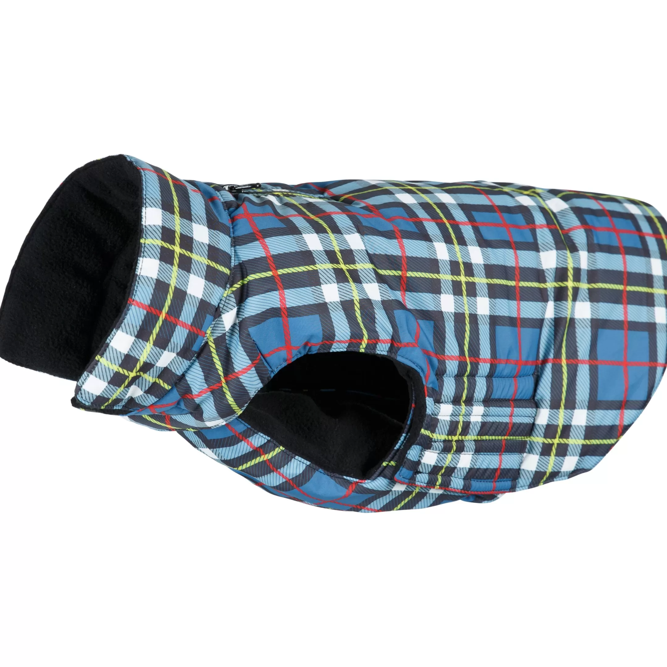 Trespaws Large Printed Dog Rain Coat Charly - TARTAN PRINT | Trespass Flash Sale