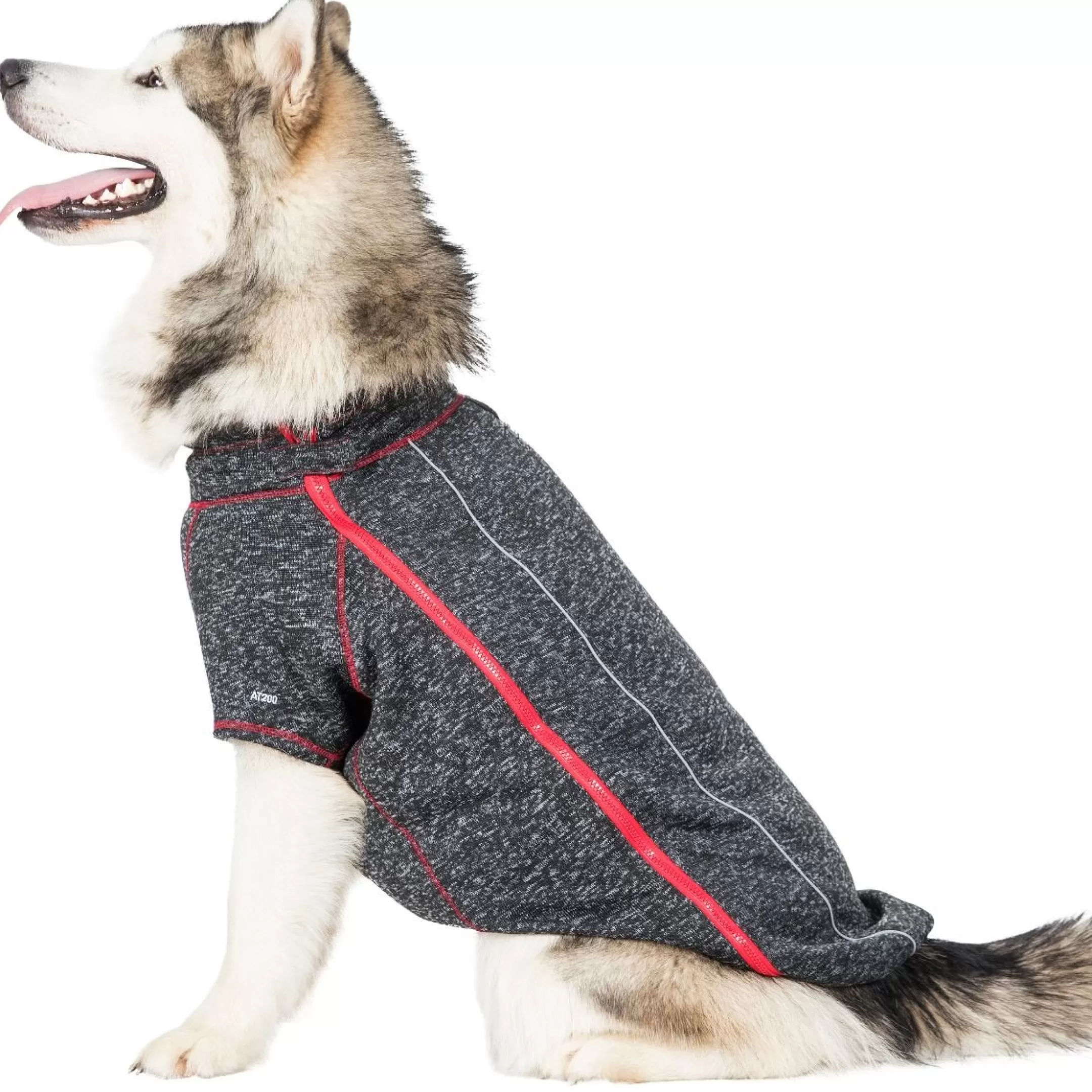 Trespaws XL Windproof Dog Fleece AT300 in Black Melange Boomer | Trespass Flash Sale