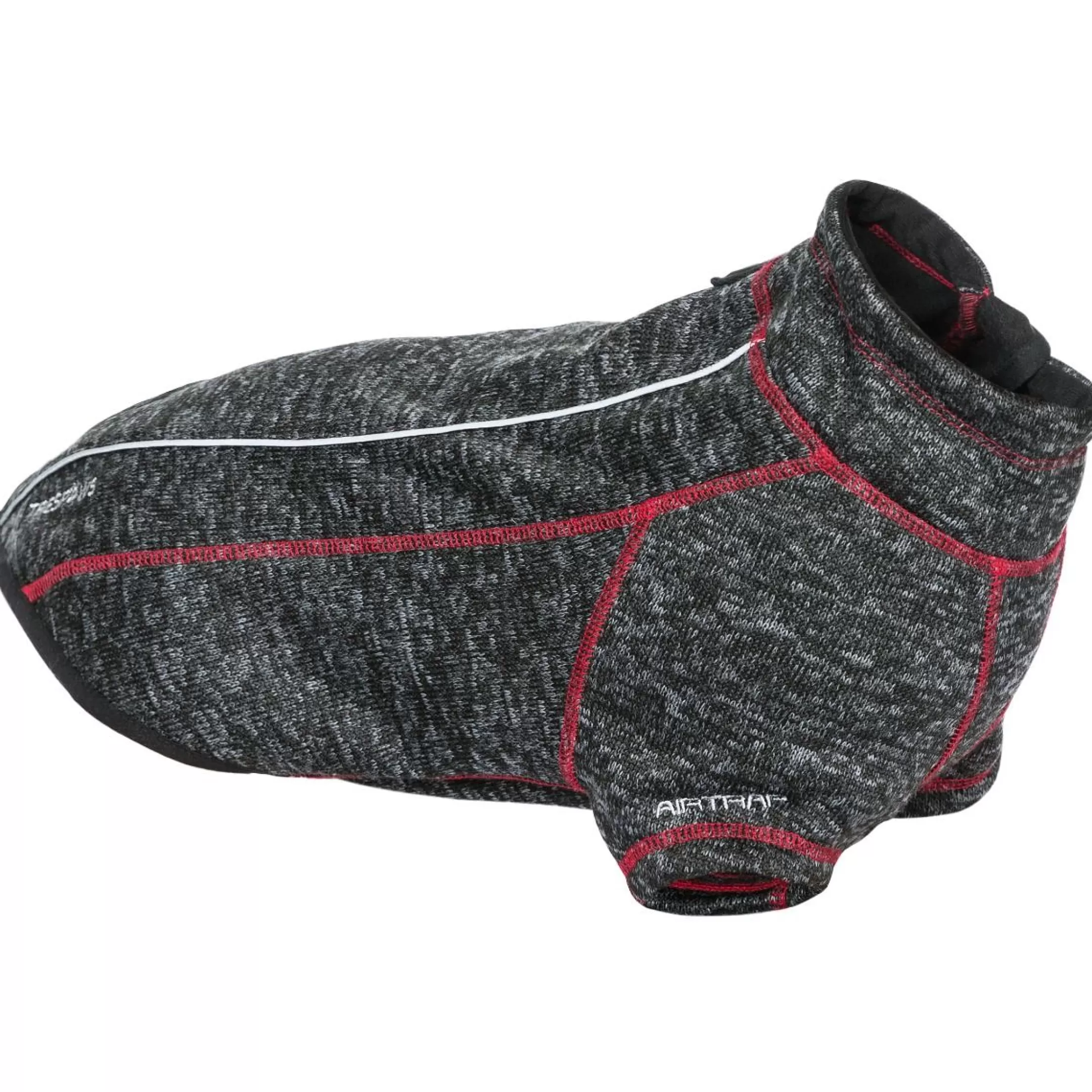 Trespaws XXS Windproof Dog Fleece AT300 in Black Melange Boomer | Trespass Online