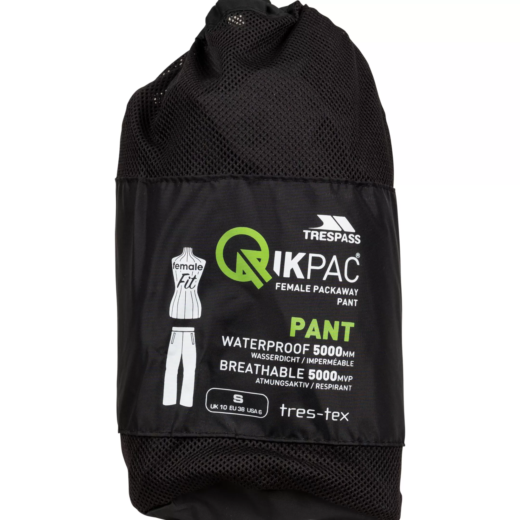 Women's Packaway Trousers TP75 Qikpac Pant | Trespass Outlet