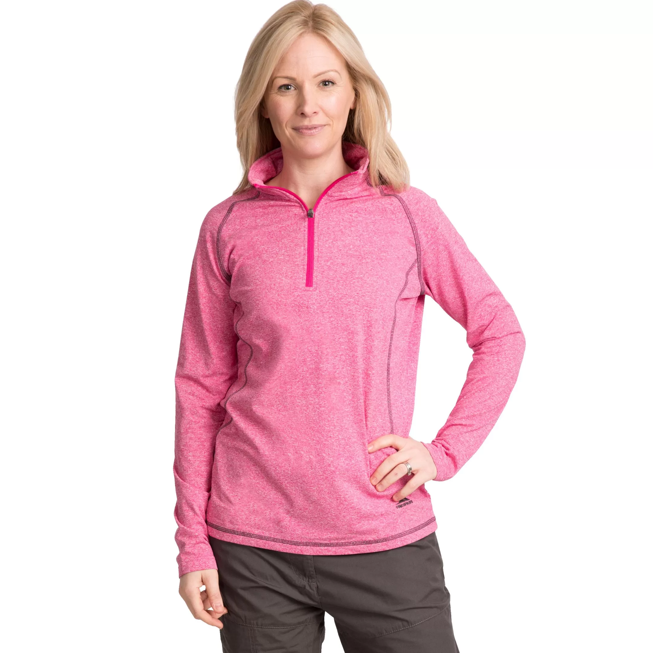 Zirma Women's 1/2 Zip Long Sleeve Active Top | Trespass Sale